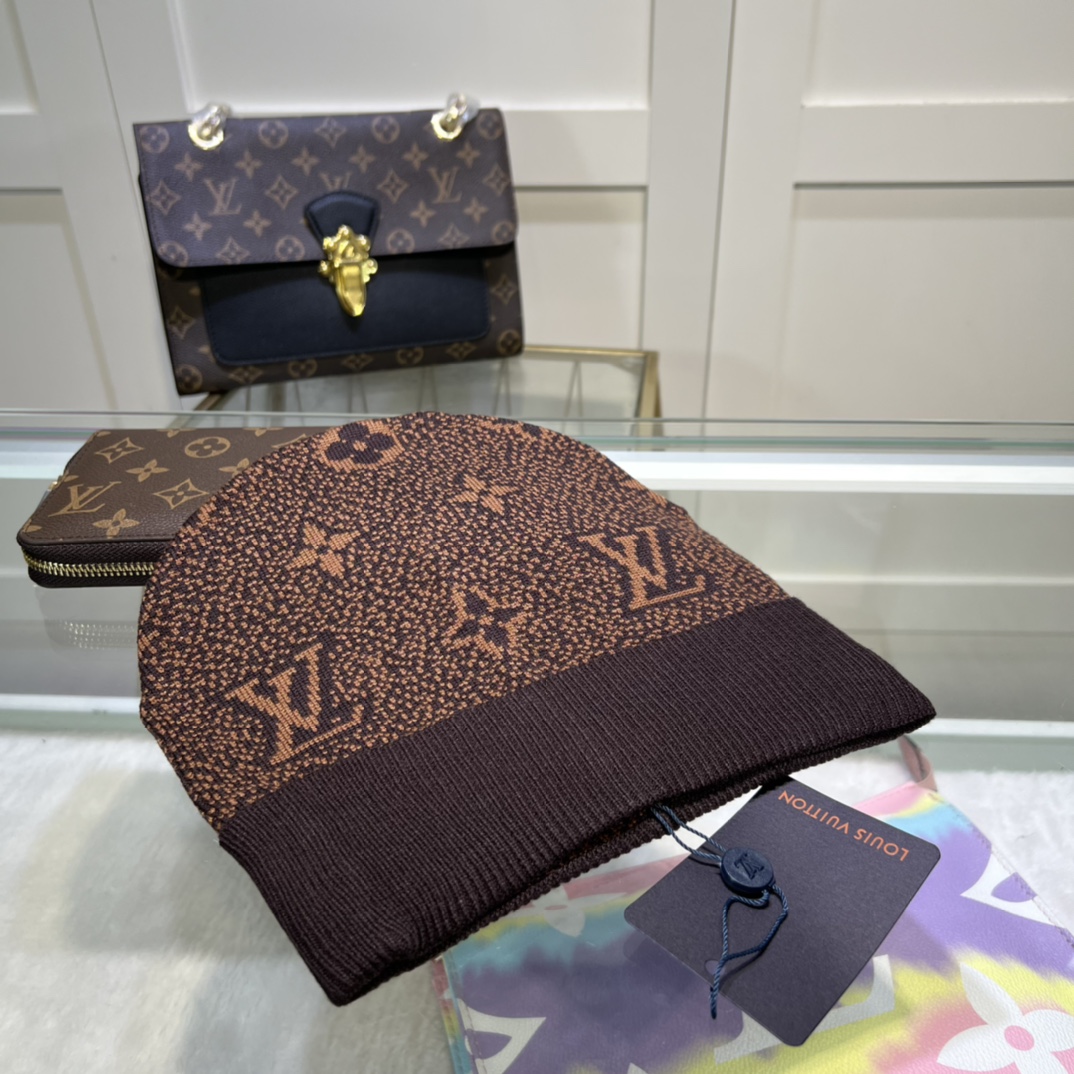 Louis Vuitton Beanie In Brown LV Headwear - Soul Replicas