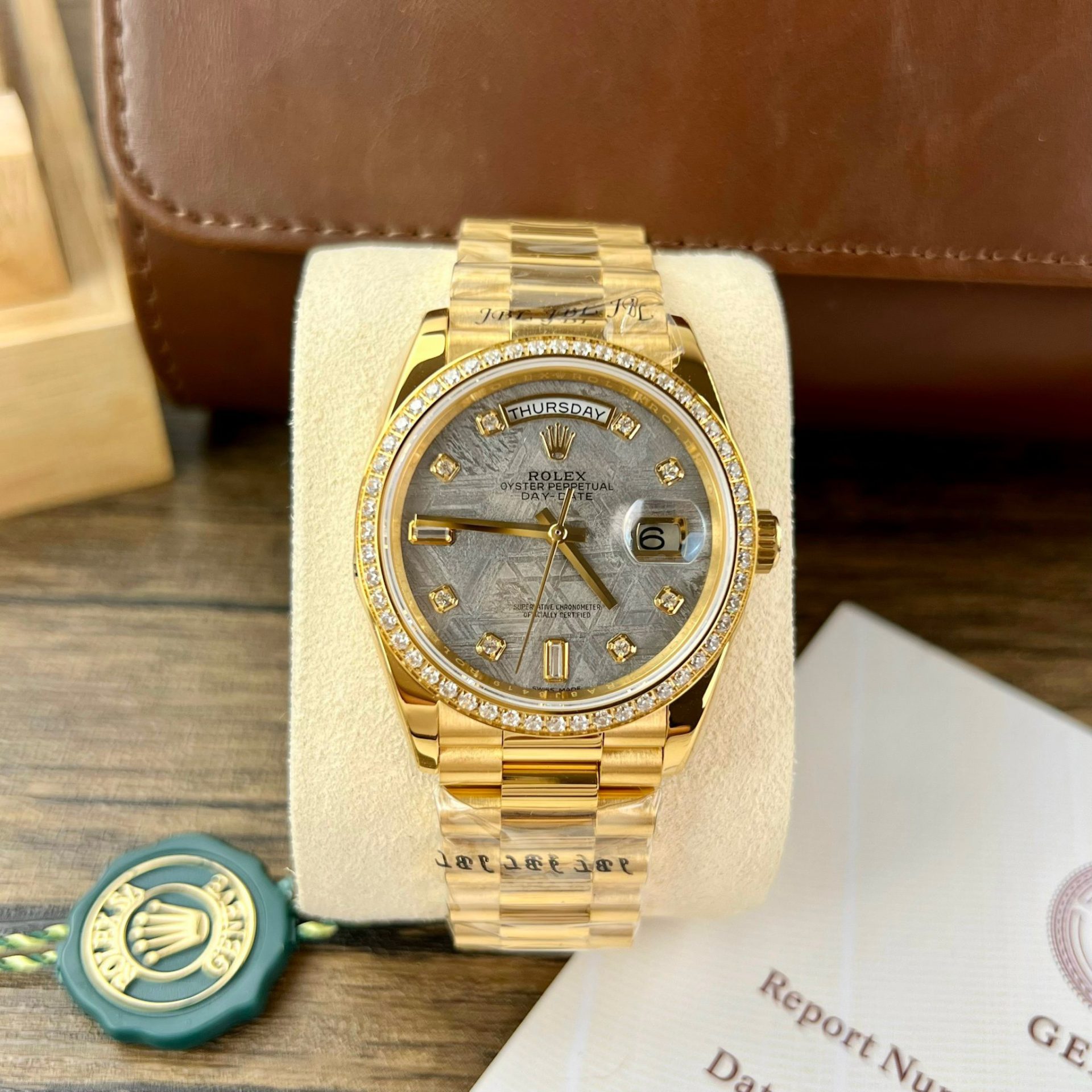 Rolex Fake Watch Day-Date Meteorite Dial RA Factory 36mm - Soul Replicas