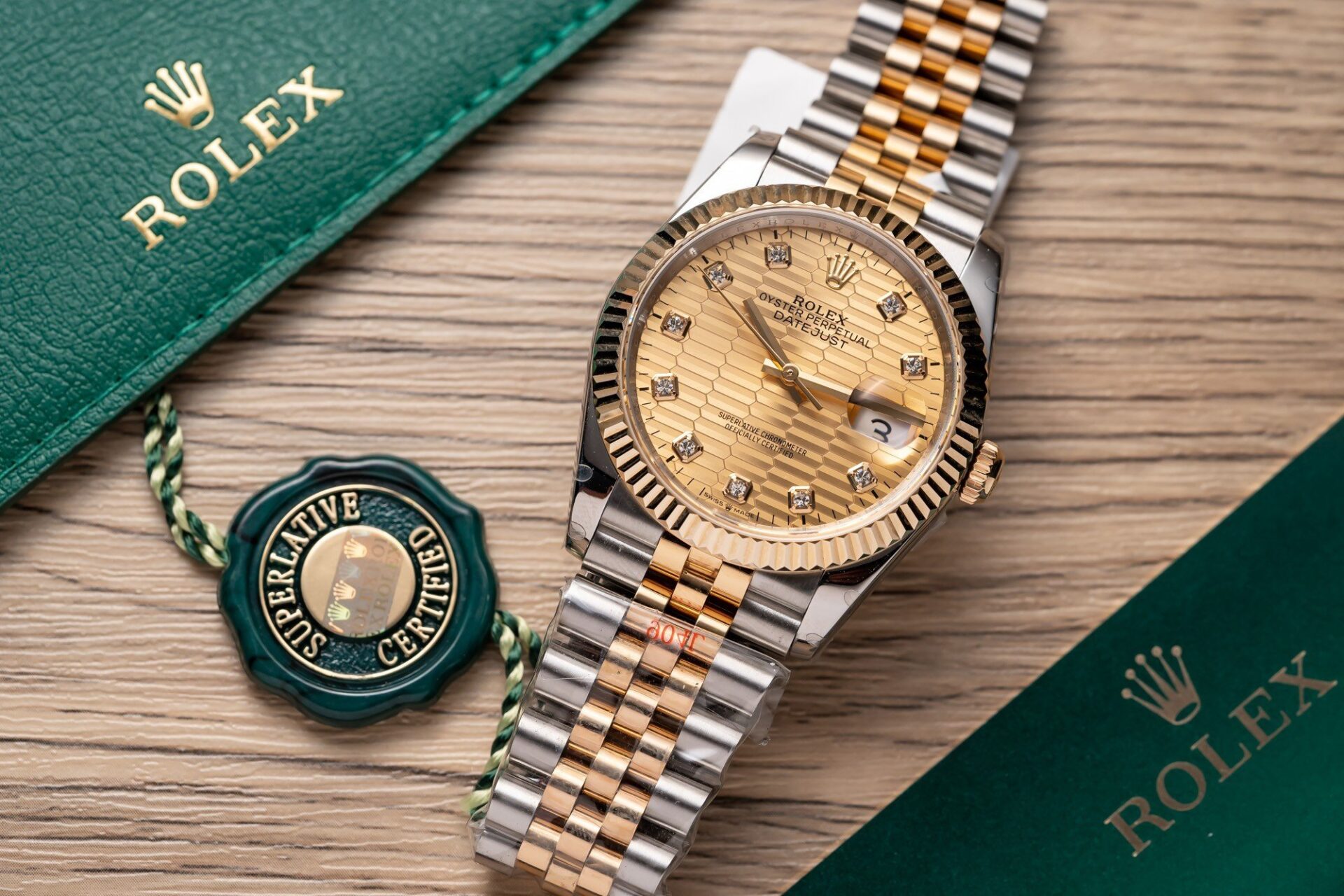 Rolex Best Replica Watch DateJust Gold Wrapped Jubilee Strap GM Factory 36mm - Soul Replicas