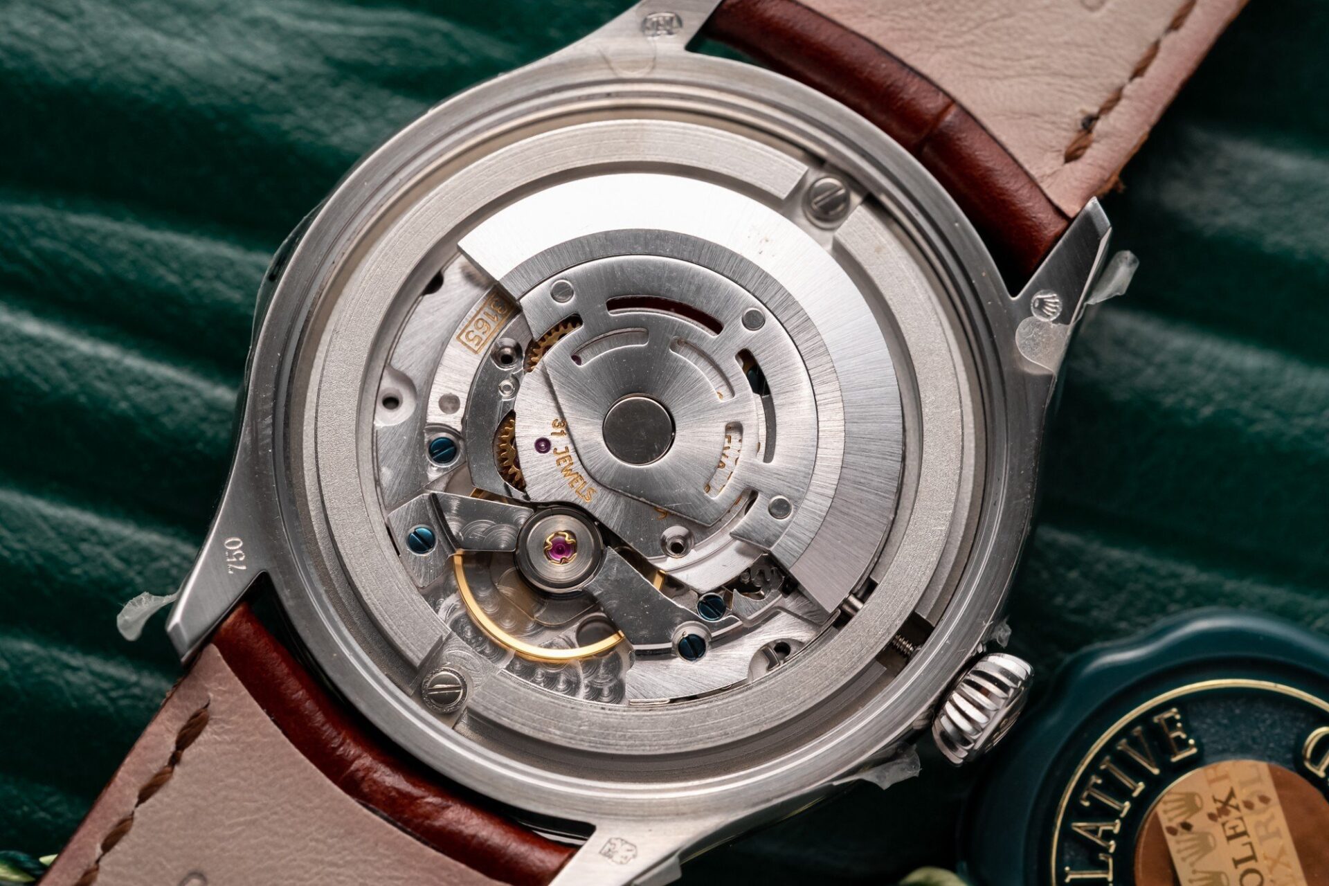 Rolex Replica 1:1 Watch Cellini Date 50519 Brown Leather Strap 39mm - Soul Replicas