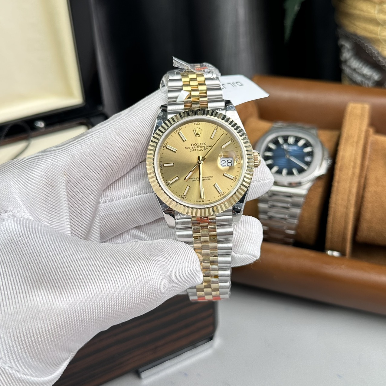 Rolex DateJust Replica Watch Gold Wrapped Jubilee Strap GM Factory 41mm - Soul Replicas