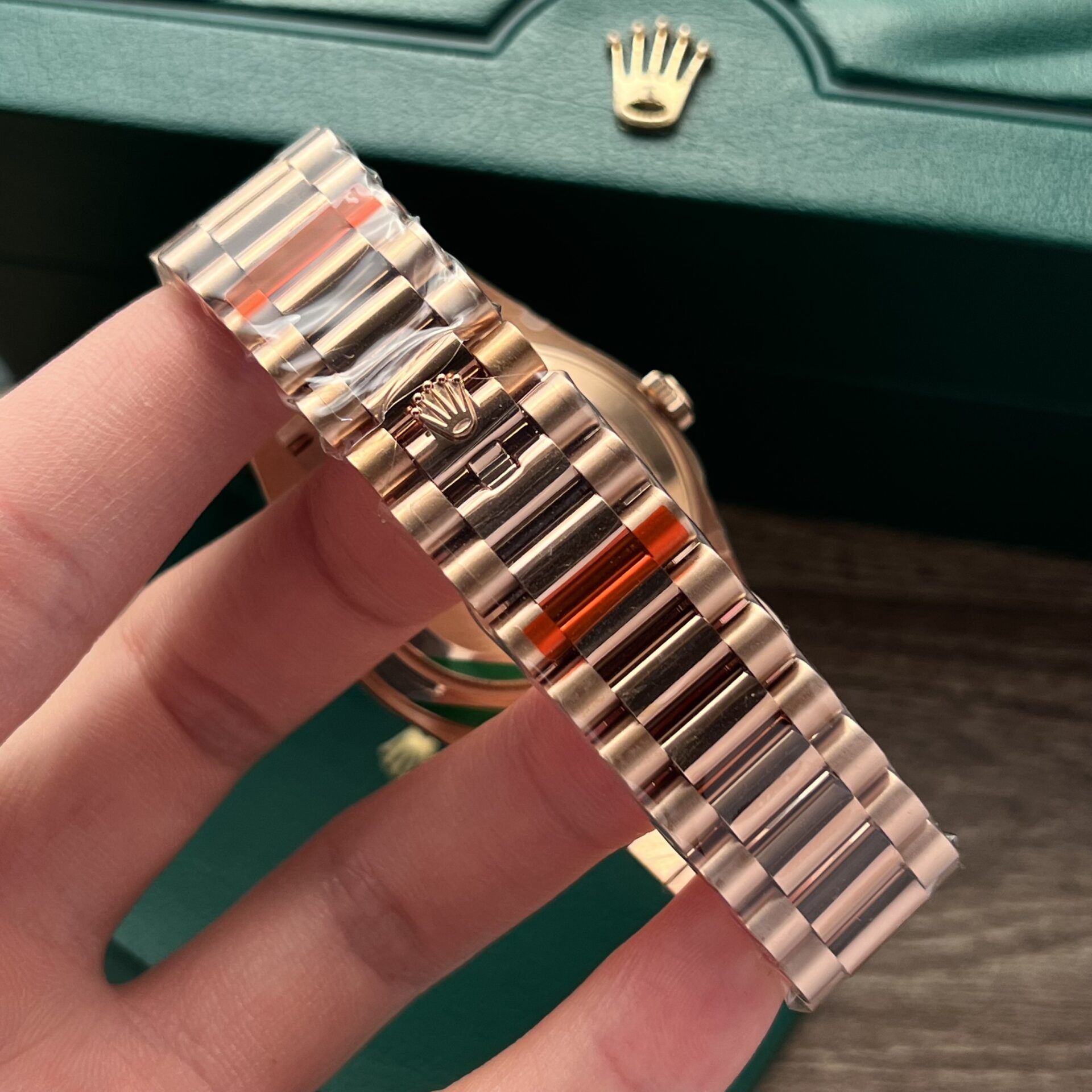 Rolex Clone Watch Day-Date 228345RBR President Strap EW Factory 40mm - Soul Replicas