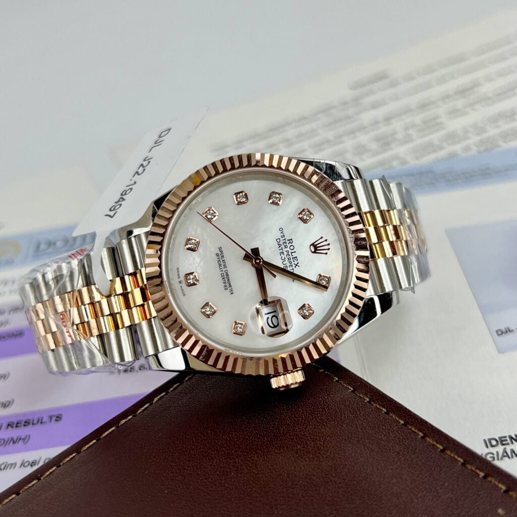 Rolex Replica Watch DateJust 126331 Dial Mother Of Pearl Gold Wrapped GM Factory 41mm - Soul Replicas
