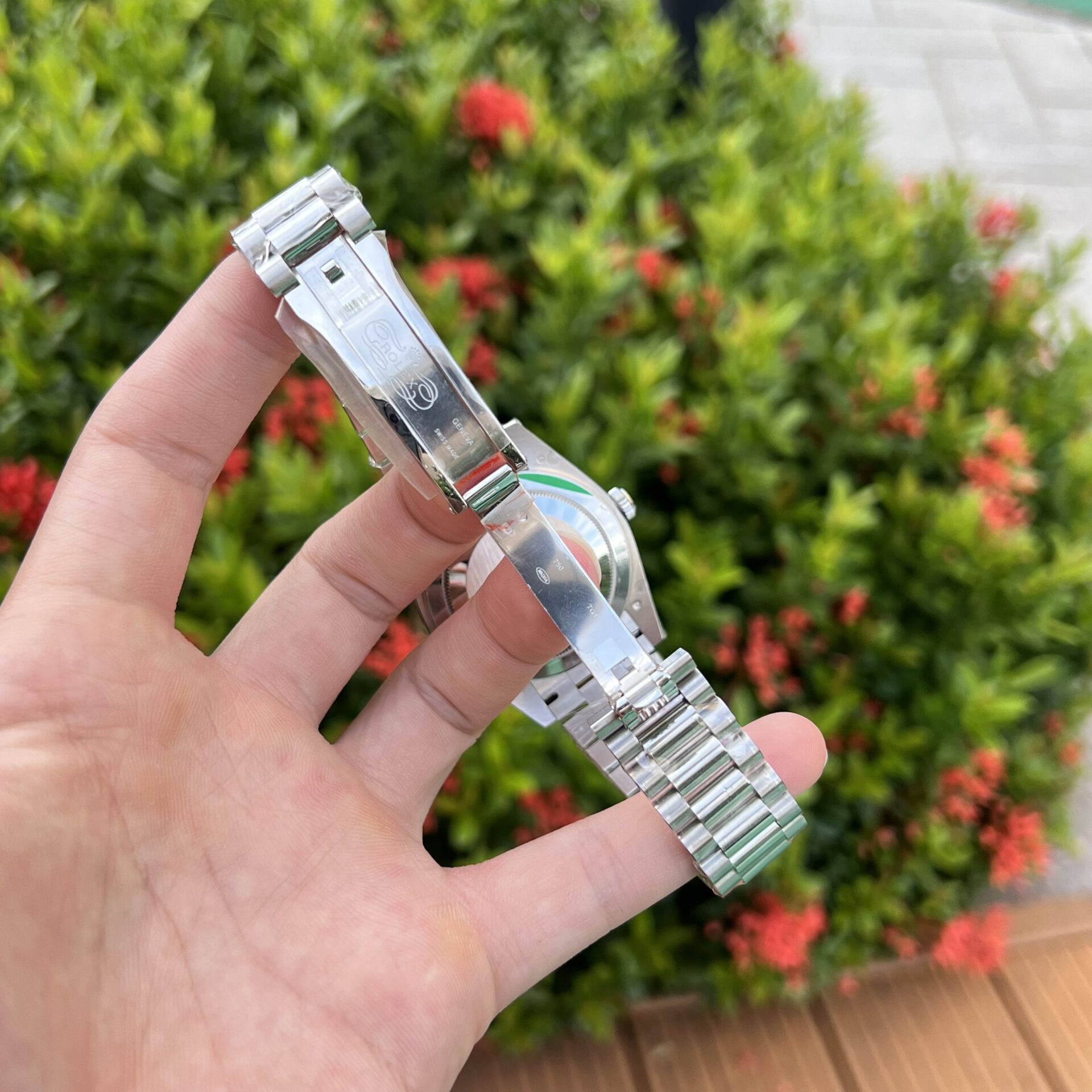 Rolex Day-Date Replica Watch Ice Blue Dial GS Factory 40mm - Soul Replicas