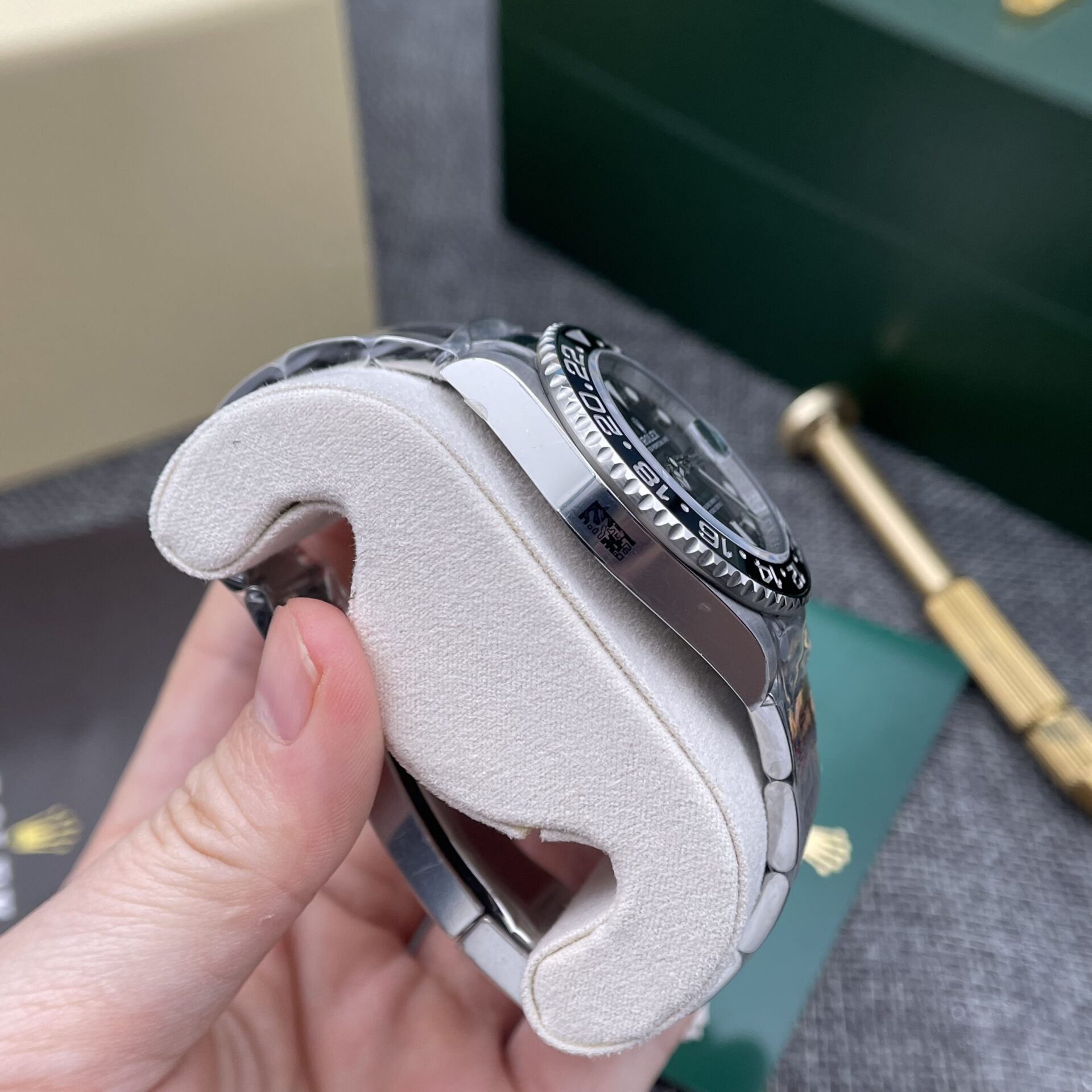 Rolex GMT Master II Replica Watch Black Dial Clean Factory 40mm - Soul Replicas