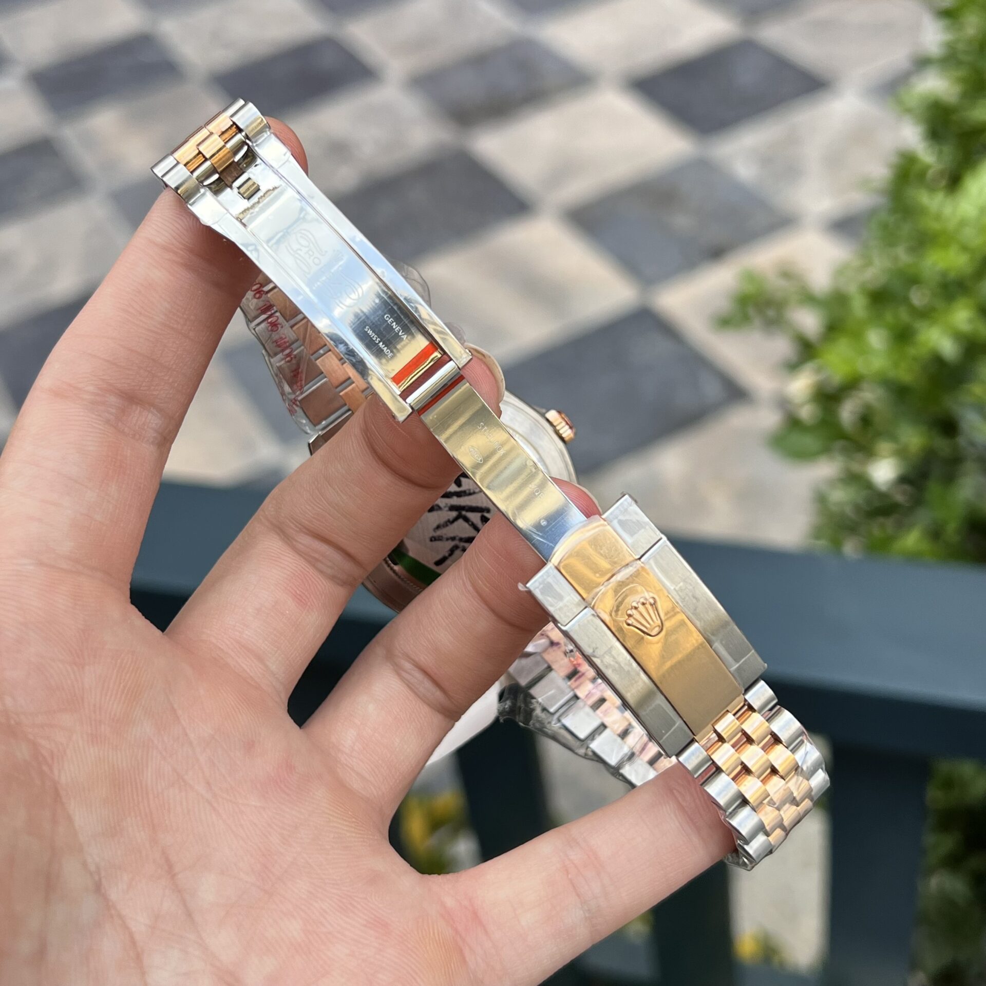 Rolex DateJust Replica Watch 18K Rose Gold Wrapped Chocolate Dial GMF 41mm - Soul Replicas