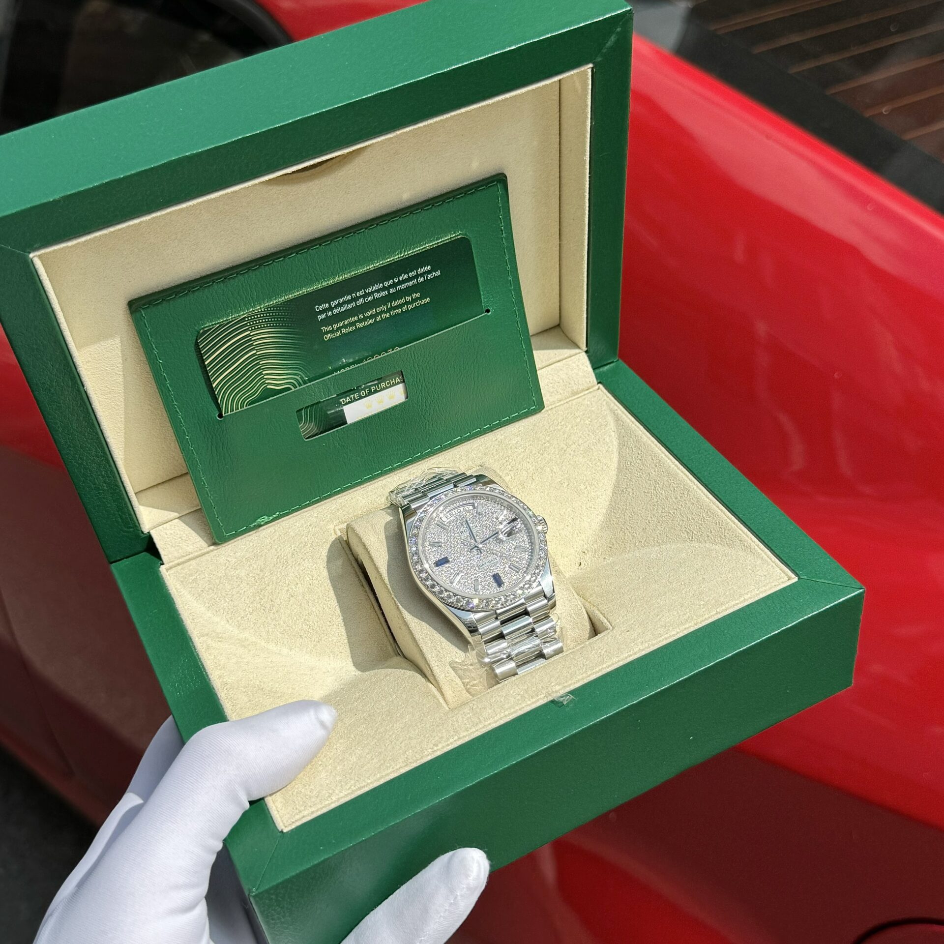 Rolex Day-Date Moissanite Diamond Replica Watch GM Factory V2 40mm - Soul Replicas