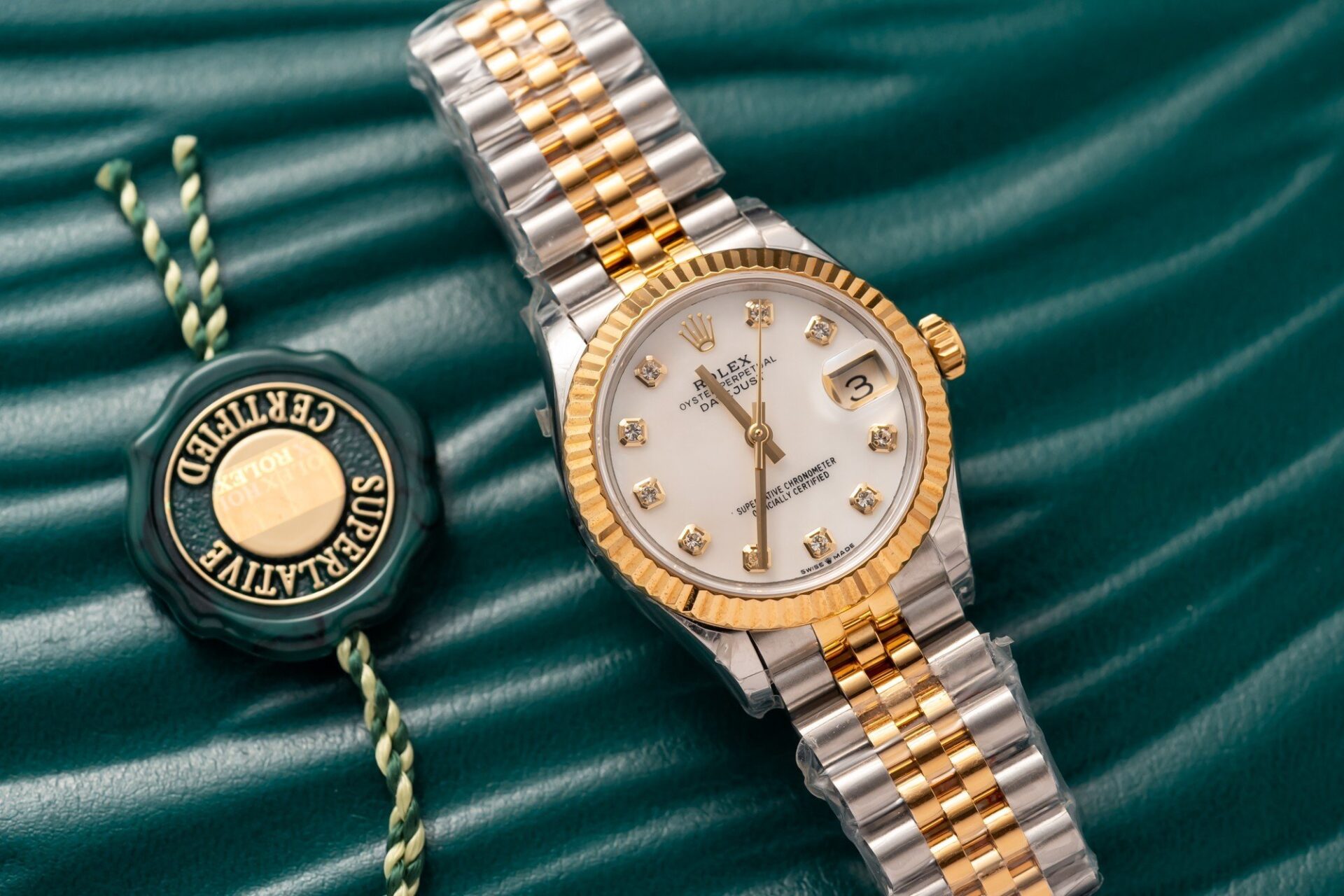 Rolex Clone Watch DateJust 278271 Demi Gold Jubilee Strap 31mm - Soul Replicas