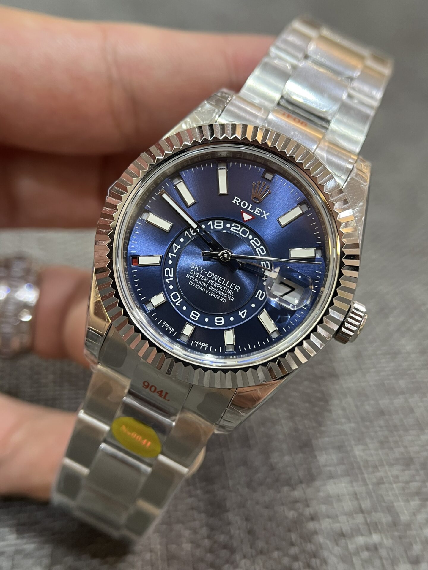 Rolex Sky Dweller 326935 Blue Dial Replica 1:1 Watch Noob Factory 42mm - Soul Replicas