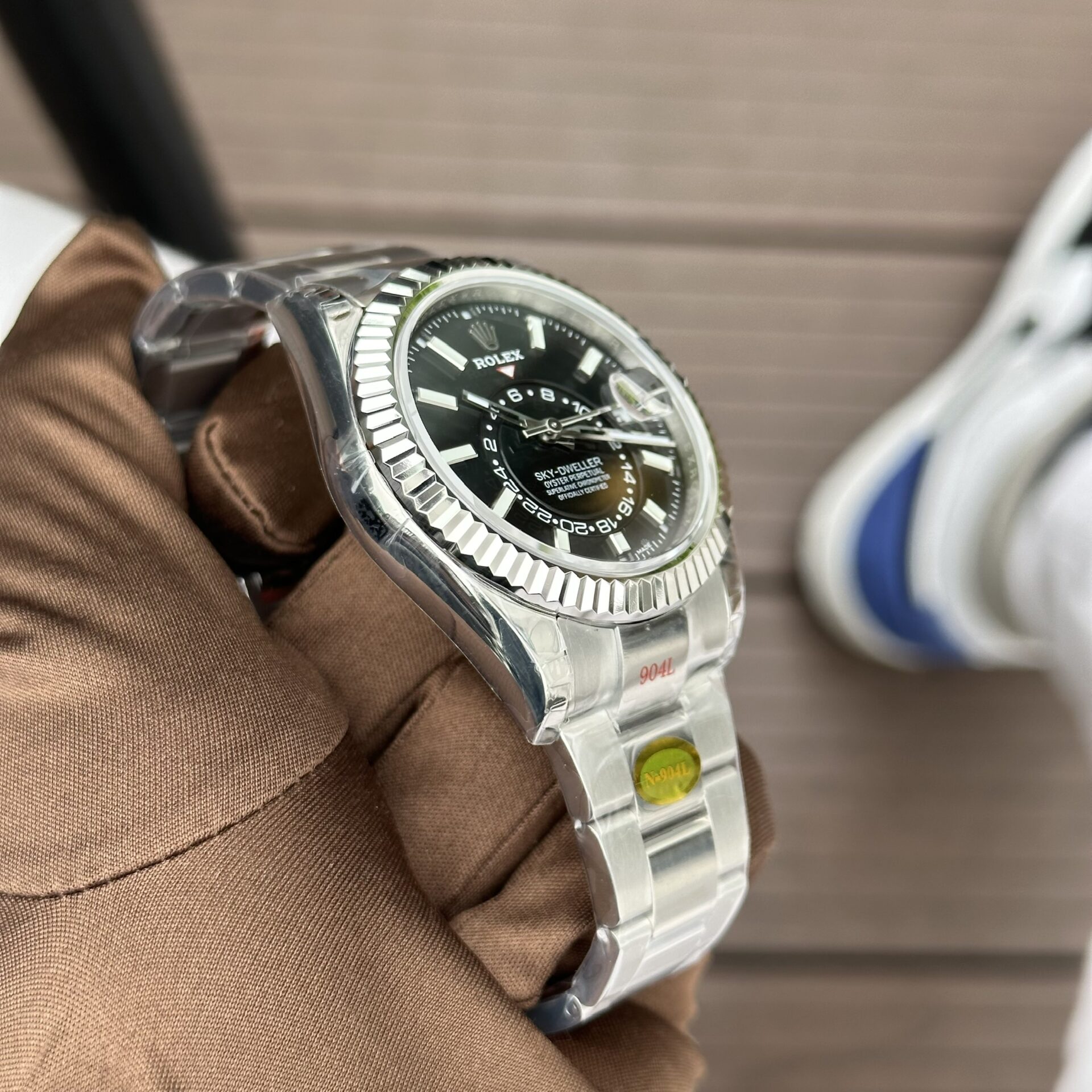 Rolex Sky-Dweller Replica 1:1 Watch Black Dial Silver N Factory 41mm Watch - Soul Replicas