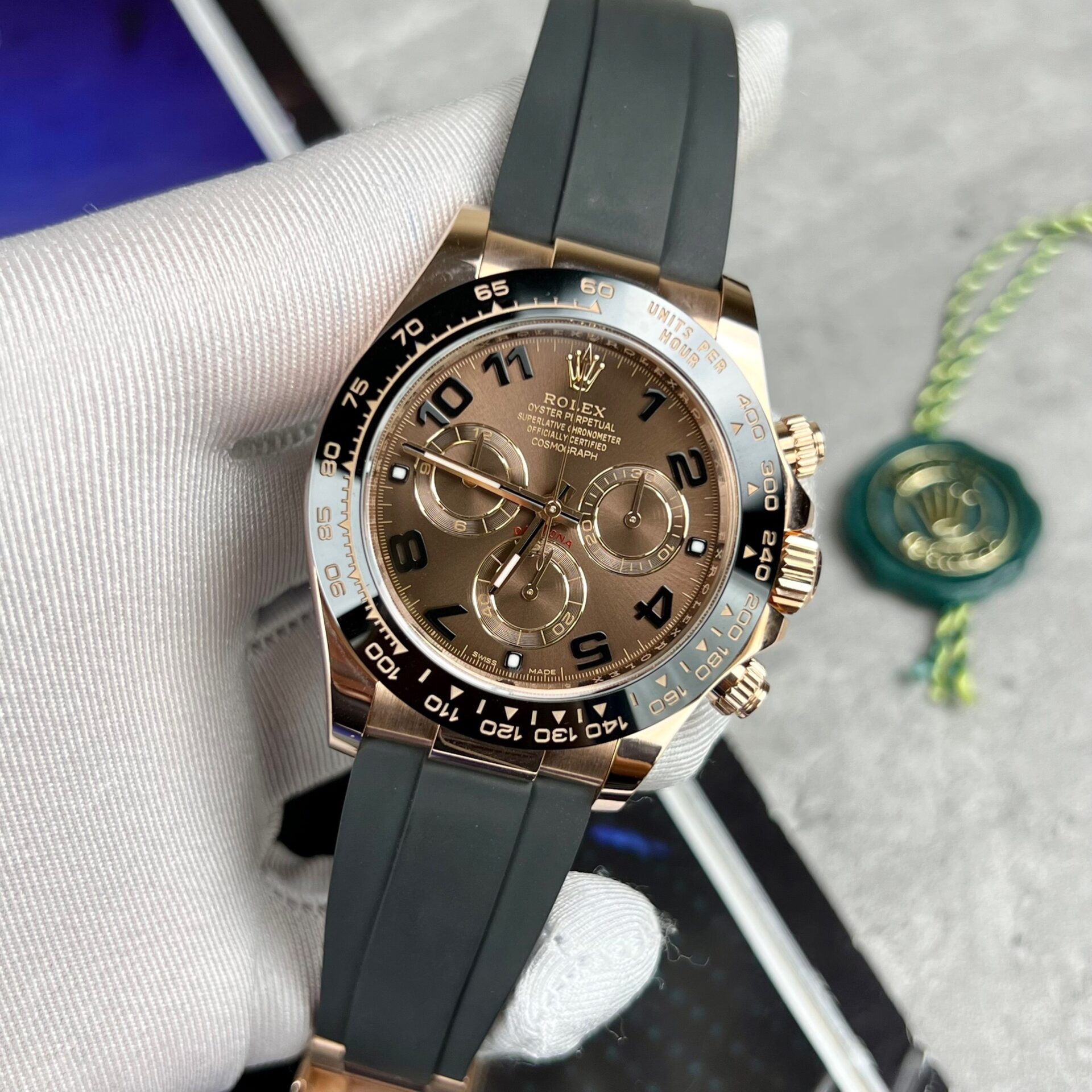 Rolex Daytona 116515LN 18K Rose Gold Wrapped Replica Watch 40mm - Soul Replicas