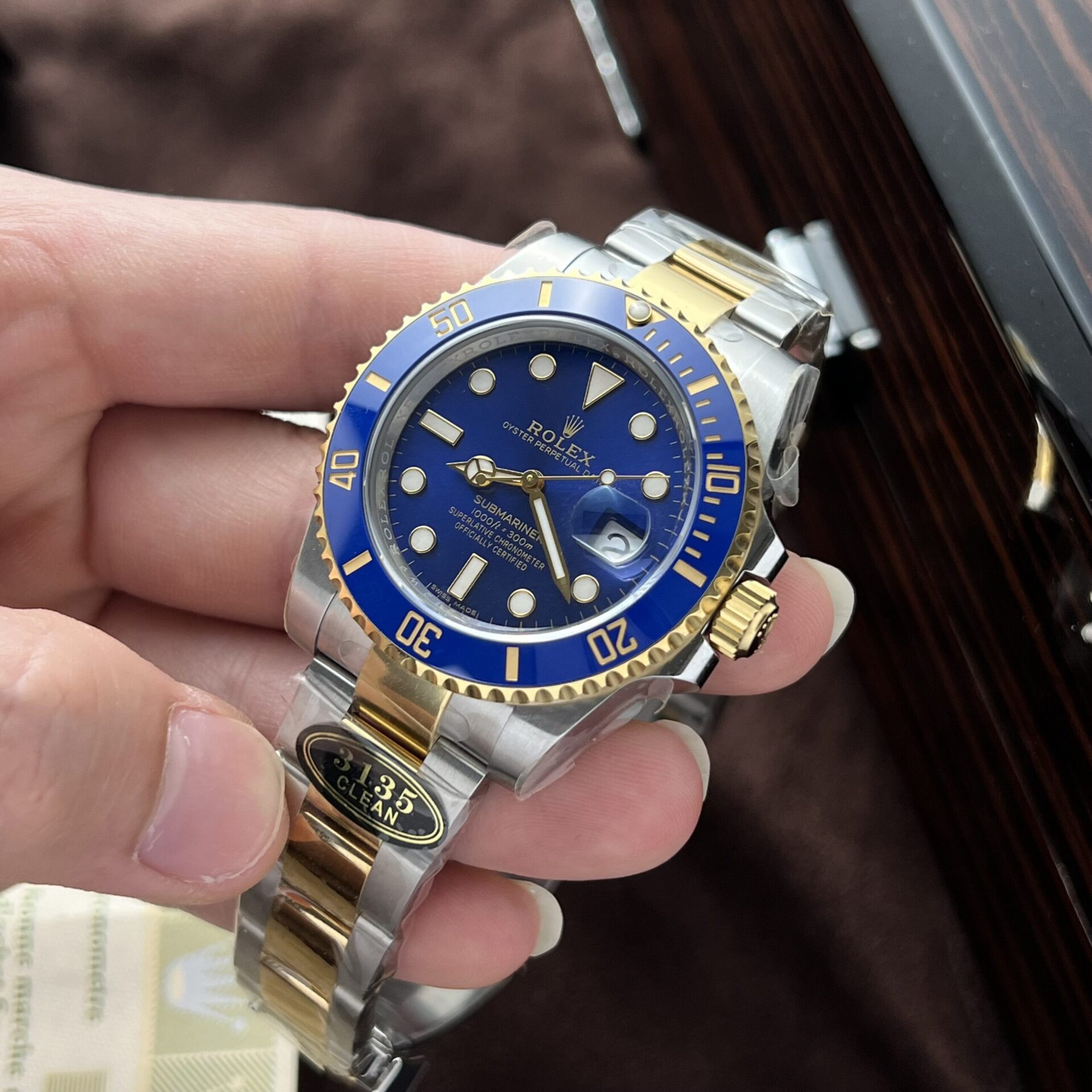 Rolex Replica Watch Submariner 126613LB Dial Blue Clean Factory 41mm - Soul Replicas