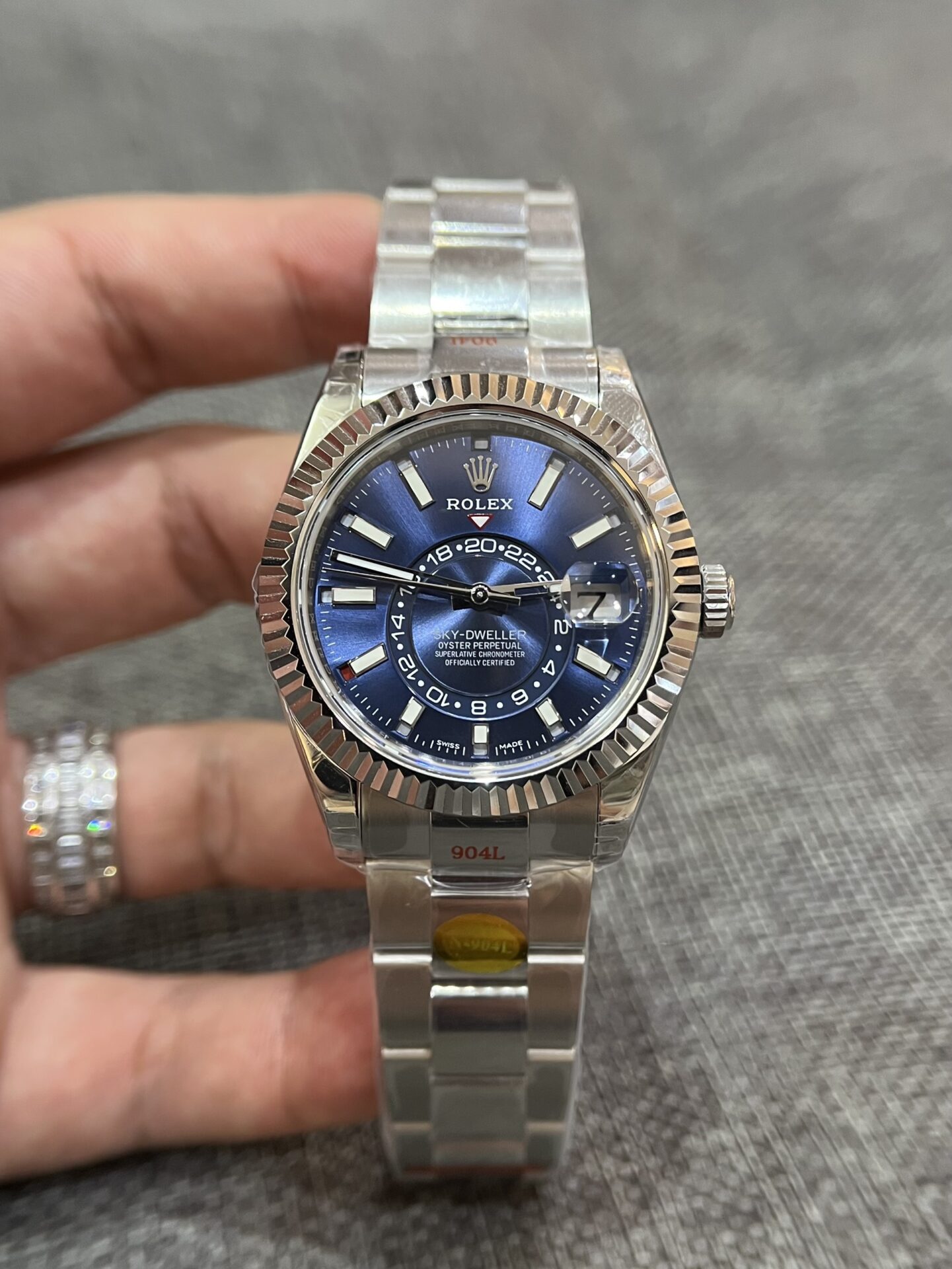 Rolex Sky Dweller 326935 Blue Dial Replica 1:1 Watch Noob Factory 42mm - Soul Replicas