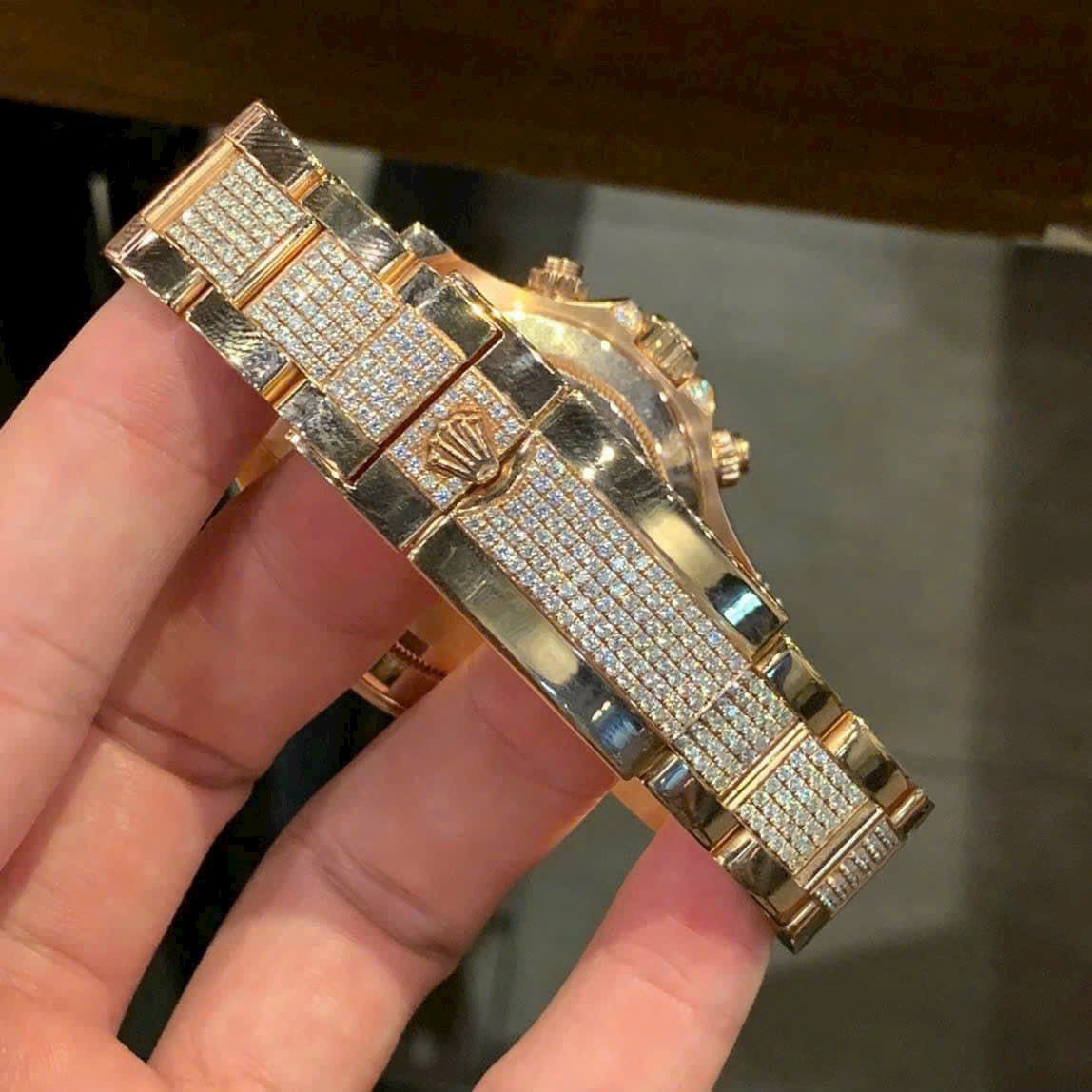 Rolex Daytona Rainbow Replica 1:1 Watch With Full Diamonds 40mm - Soul Replicas