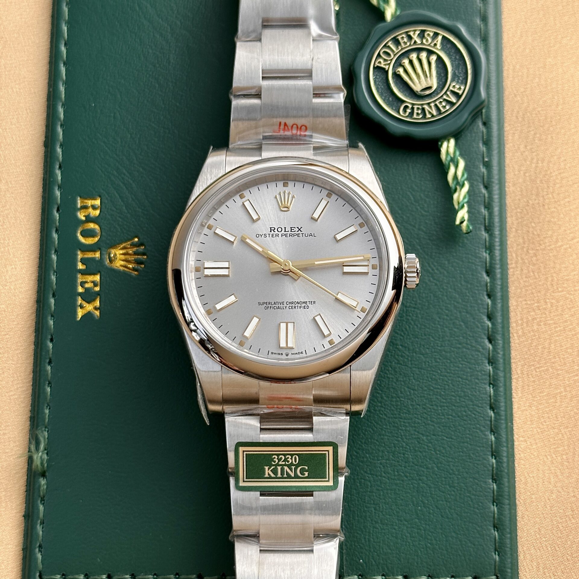 Rolex Oyster Perpetual 124300 Rhodium Dial Replica Watch King Factory 41mm - Soul Replicas
