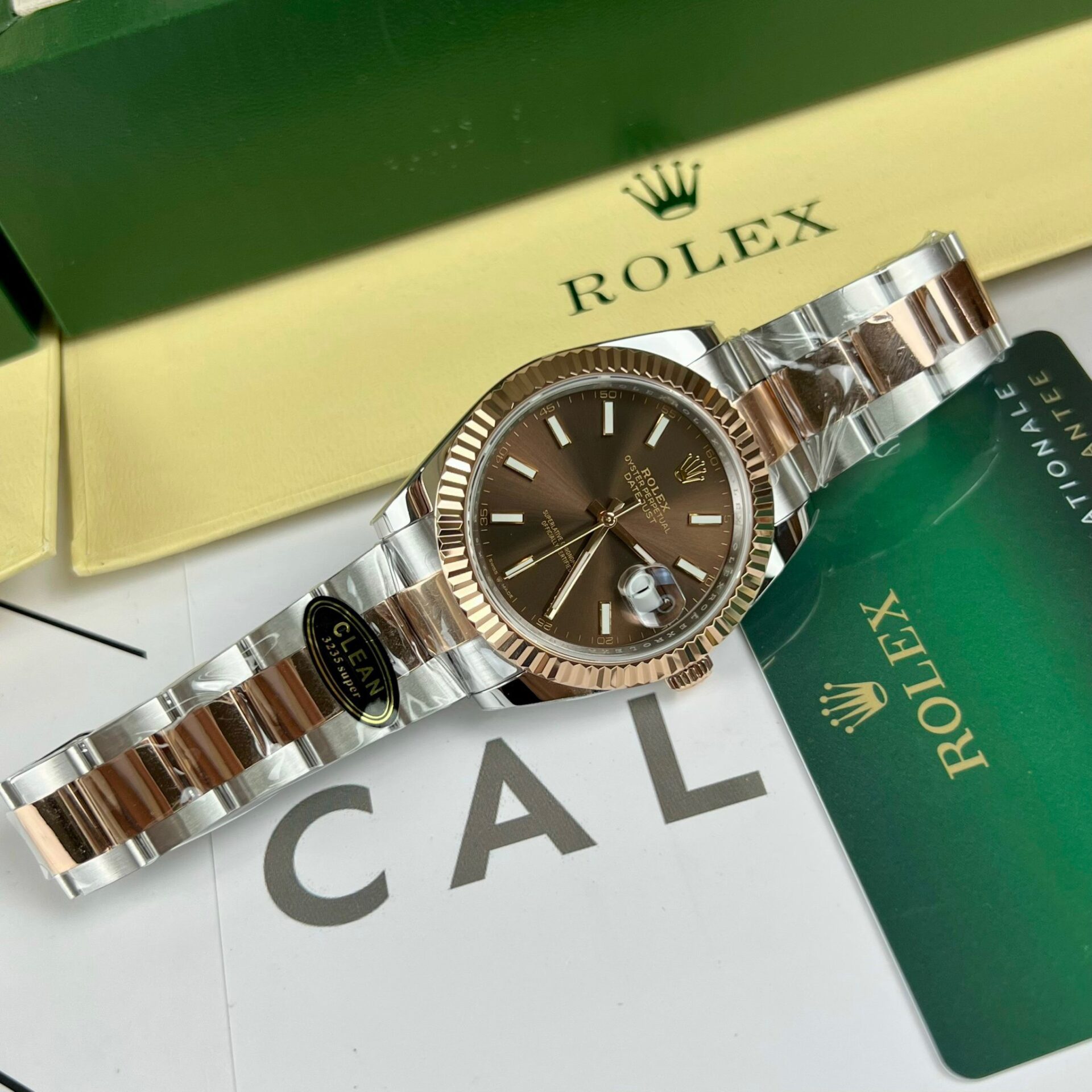 Rolex Replica Watch DateJust 126331 Chocolate Dial Oyster Strap Clean Factory 41mm - Soul Replicas