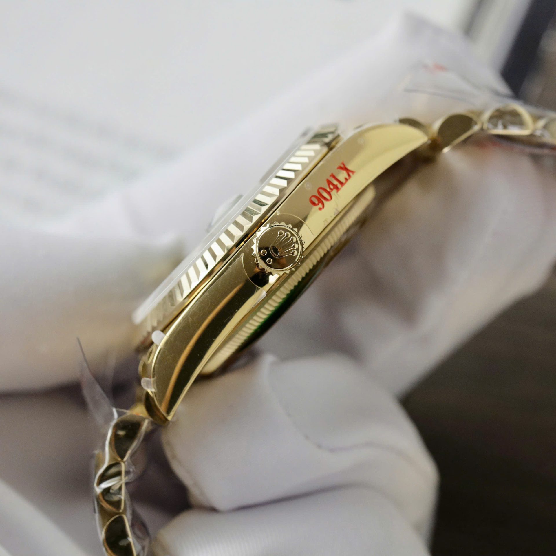 Rolex Day-Date 128238 Replica Watch Yellow Dial Weight 158gram QF Factory 36mm - Soul Replicas