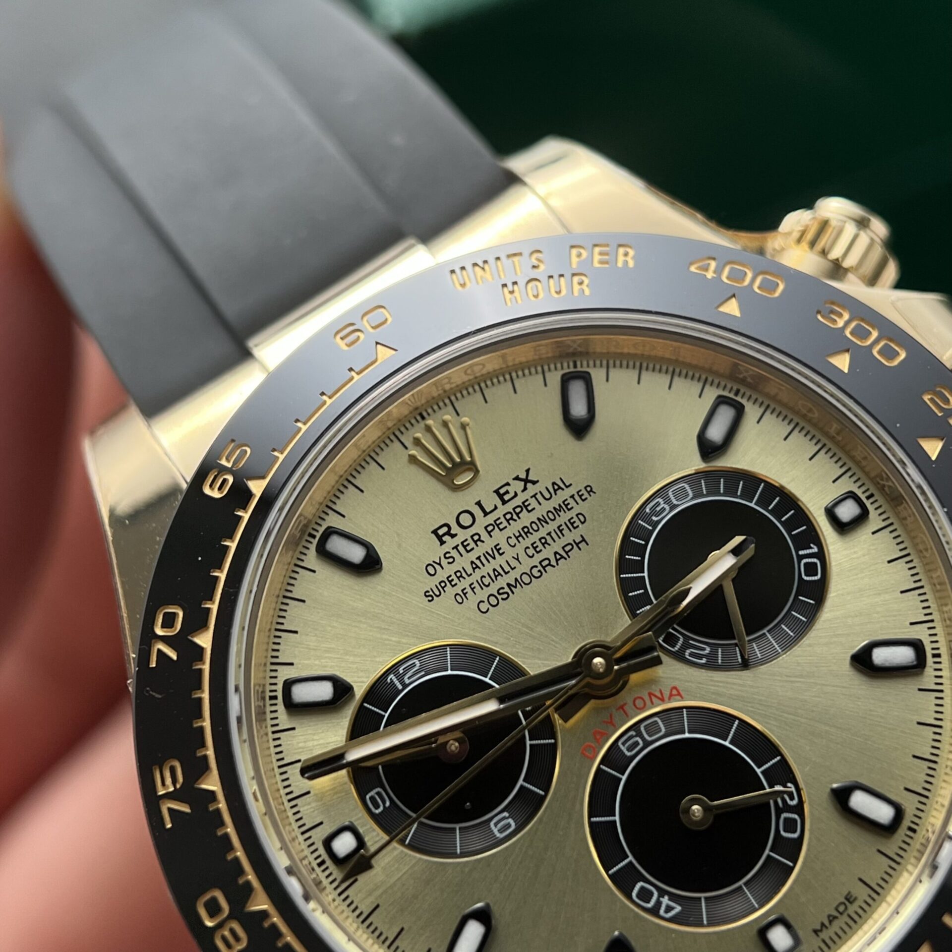 Rolex Replica Watch Cosmograph Daytona 116518LN Dial Yellow BT Factory 40mm - Soul Replicas