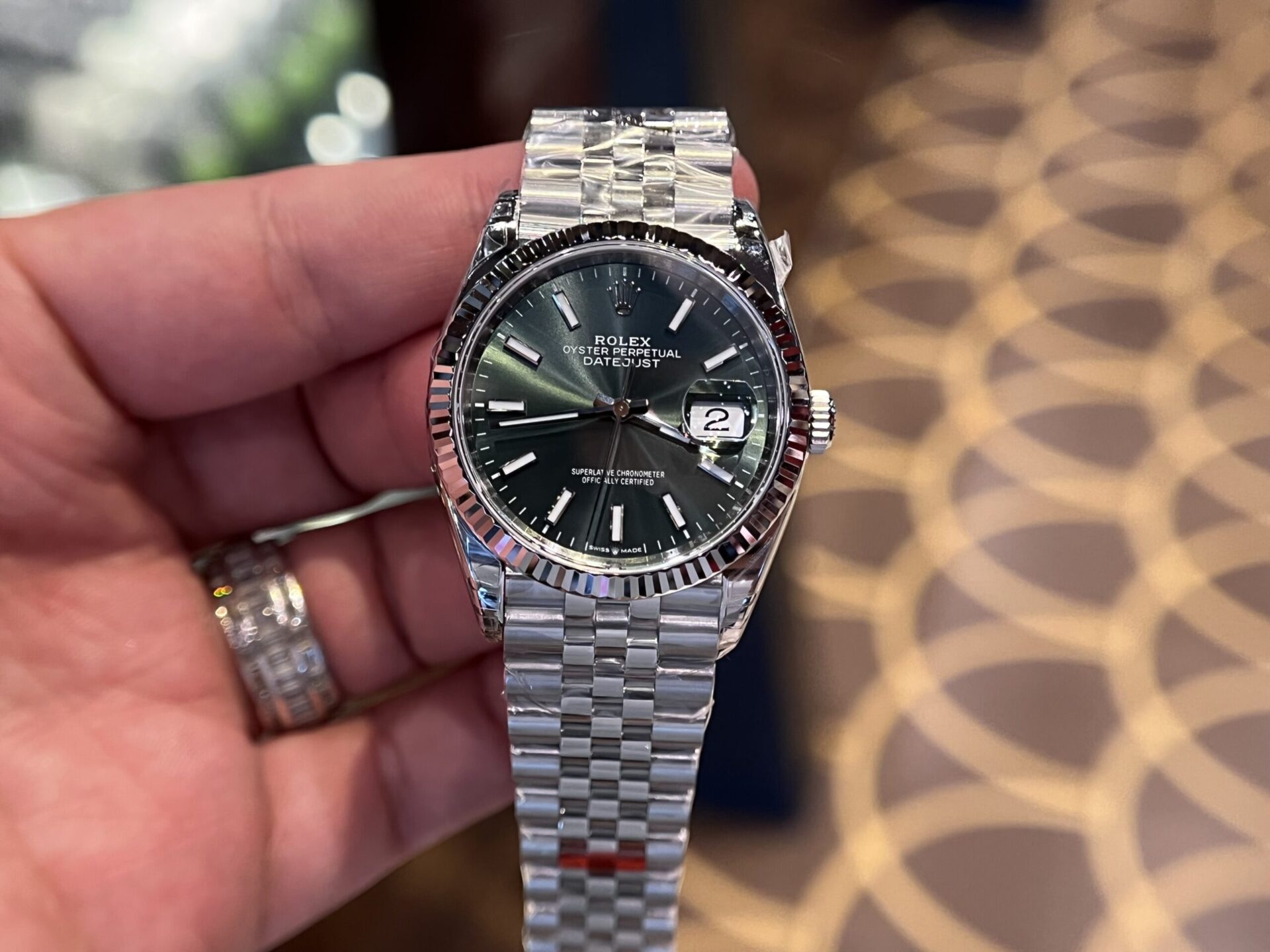 Rolex Replica Watch DateJust 126234 Green Dial VS Factory 36mm - Soul Replicas