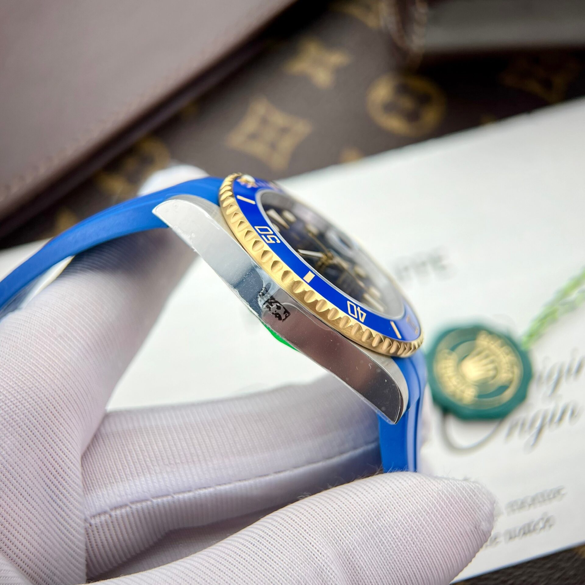 Rolex Submariner Replica Watches Blue Dial Clean Factory 40mm - Soul Replicas