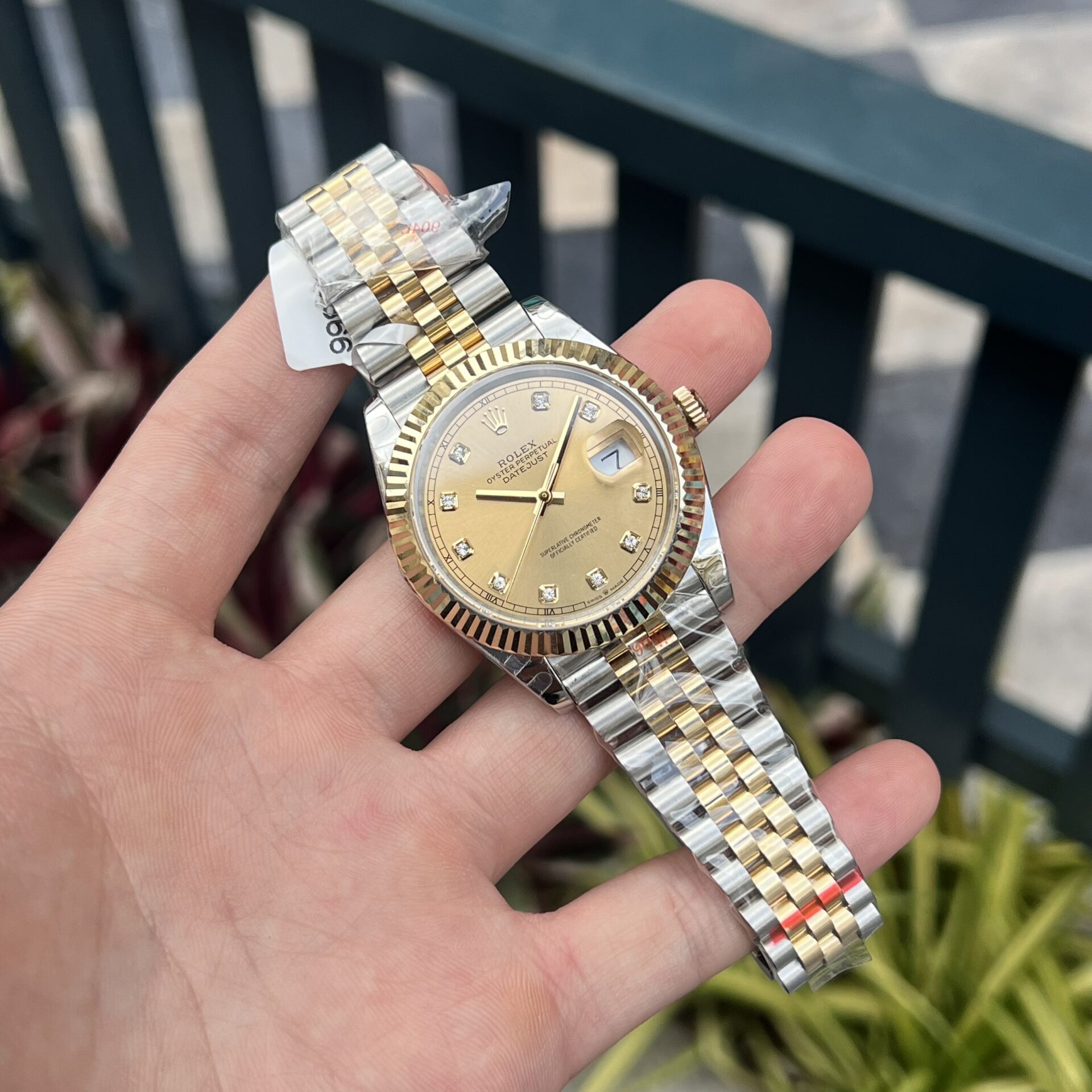 Rolex DateJust Gold Wrapped Replica Watch Champagne Dial GM Factory 41mm - Soul Replicas