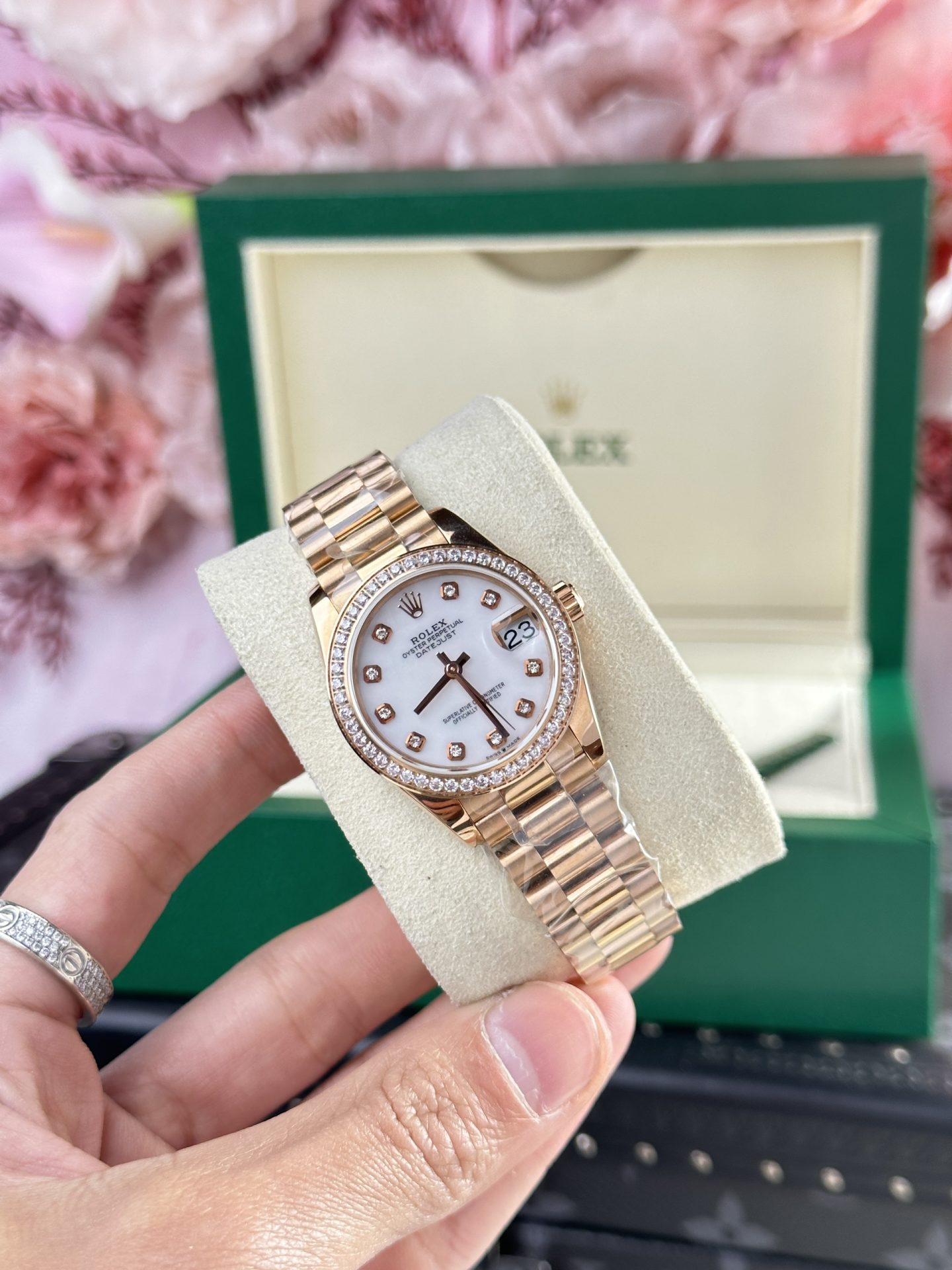 Rolex DateJust 278285 Replica Watch Mother Of Pearl Dial 31mm - Soul Replicas