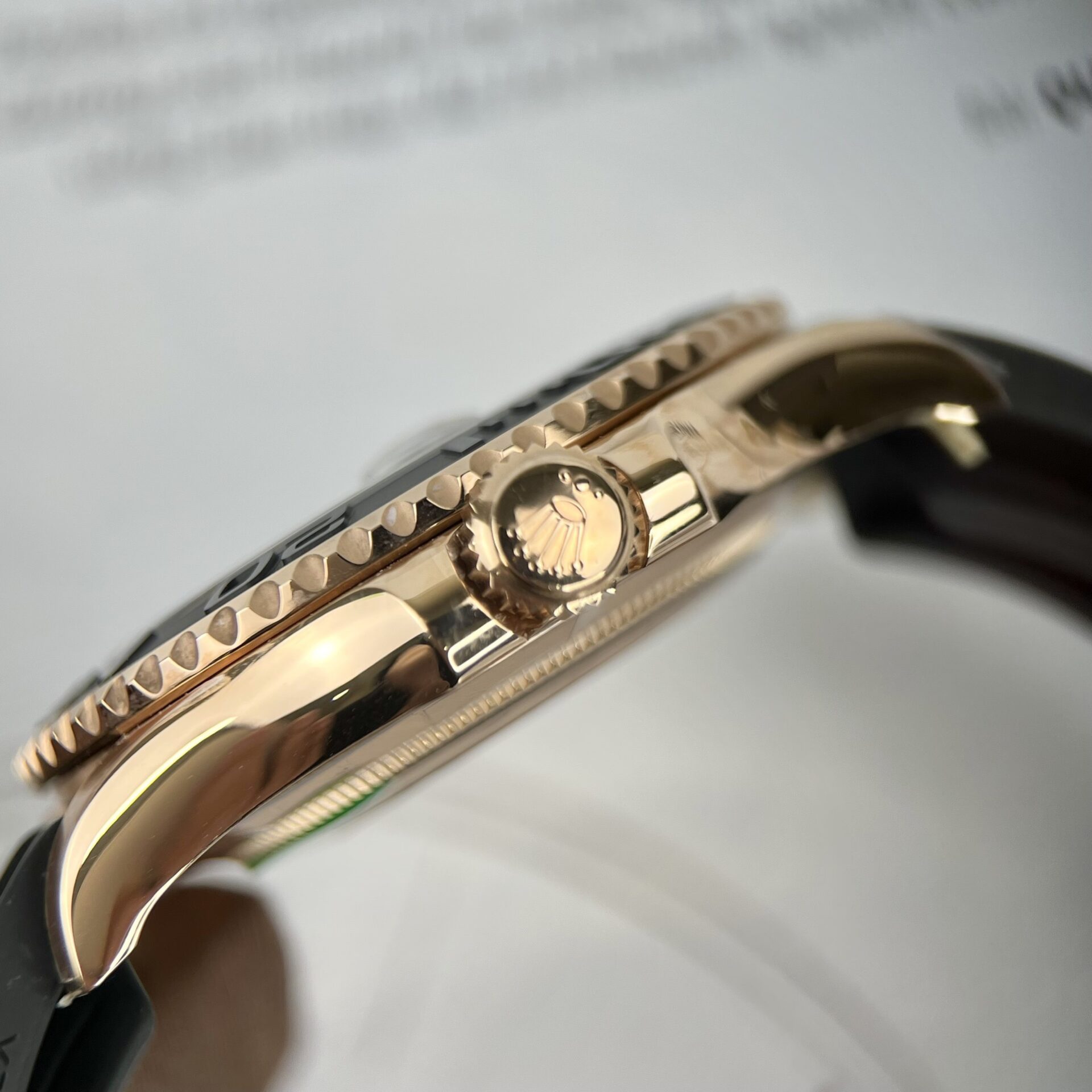 Rolex Yacht-Master 116655 Replica Watch Rose Gold Clean Factory 40mm - Soul Replicas