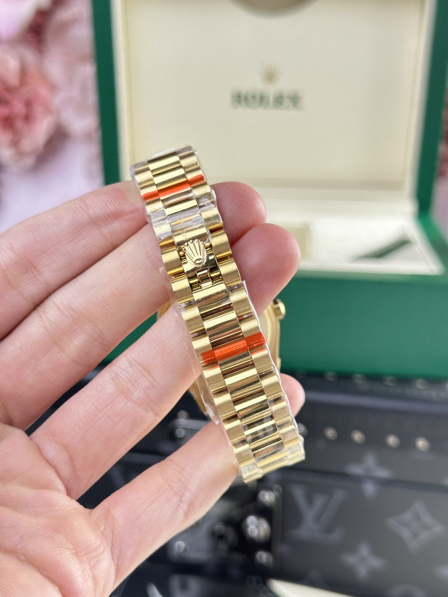 Rolex Replica Watch DateJust 278288 Olive Flower Pattern Dial 31mm - Soul Replicas