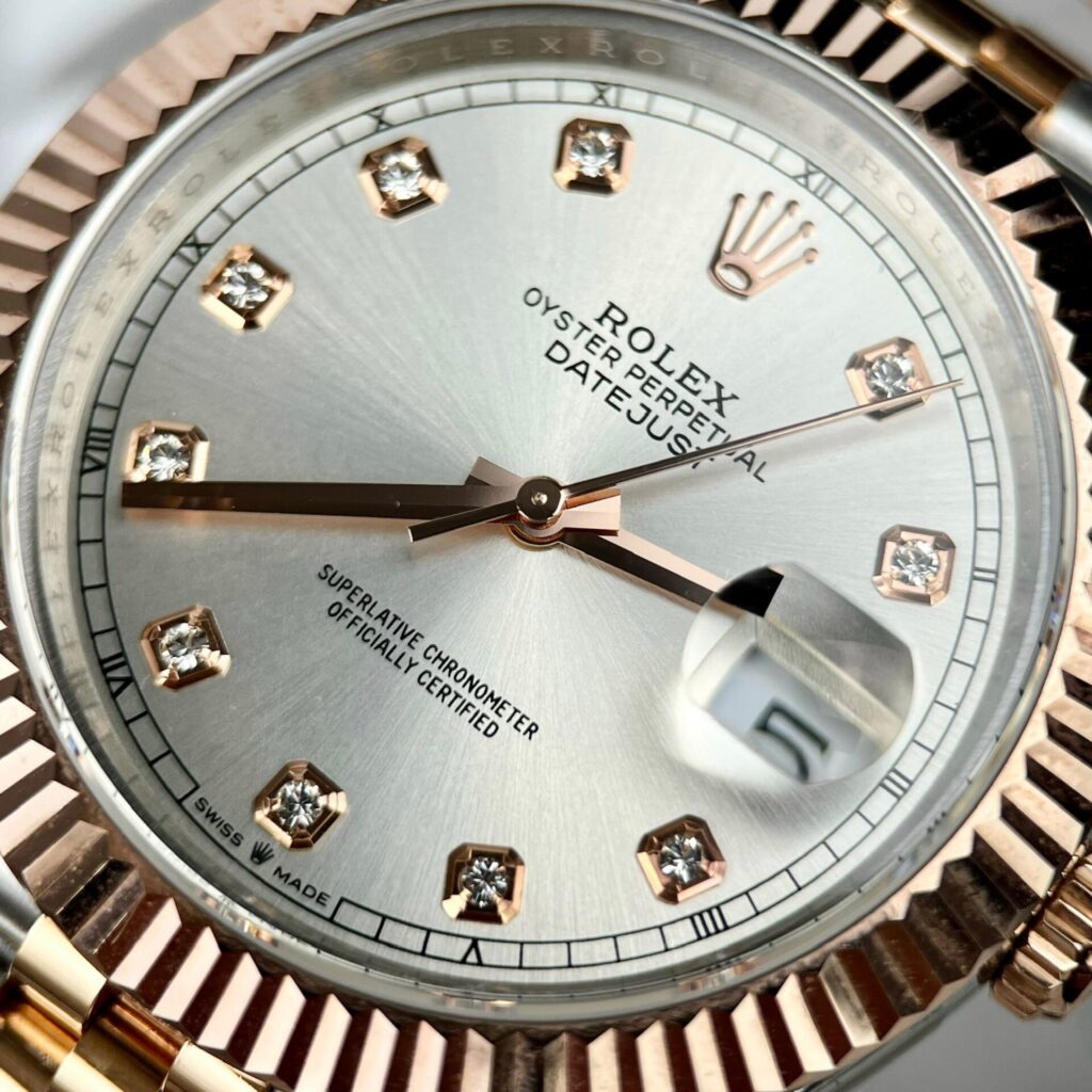Rolex Replica Watch DateJust 126331 Gold Wrapped Sliver Dial GM Factory 41mm - Soul Replicas