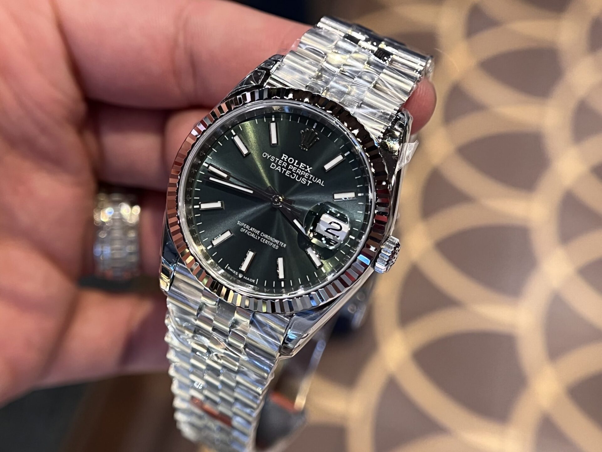 Rolex Replica Watch DateJust 126234 Green Dial VS Factory 36mm - Soul Replicas