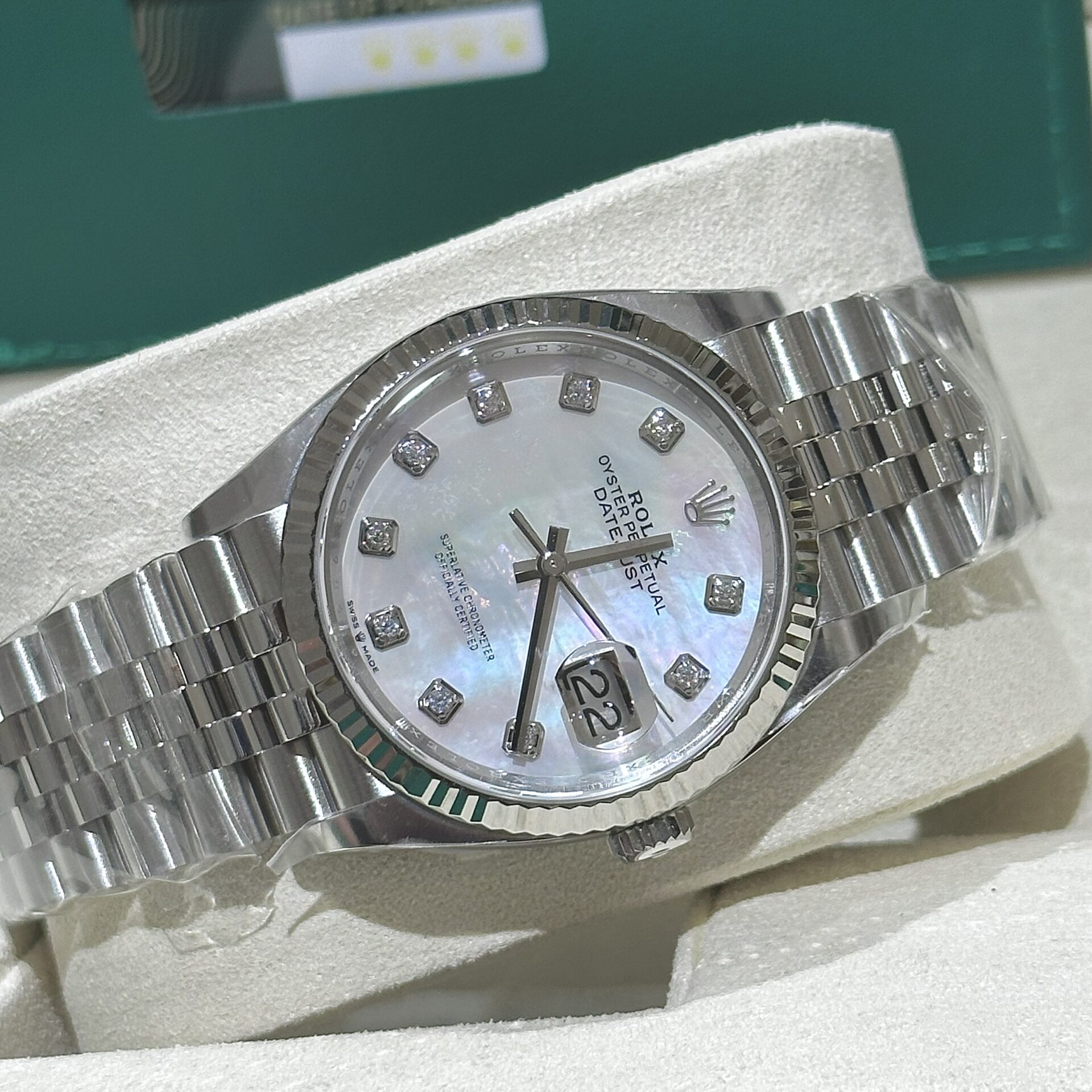 Rolex Replica 1:1 Watch DateJust 126334 Mother Of Pearl Clean Factory 41mm - Soul Replicas