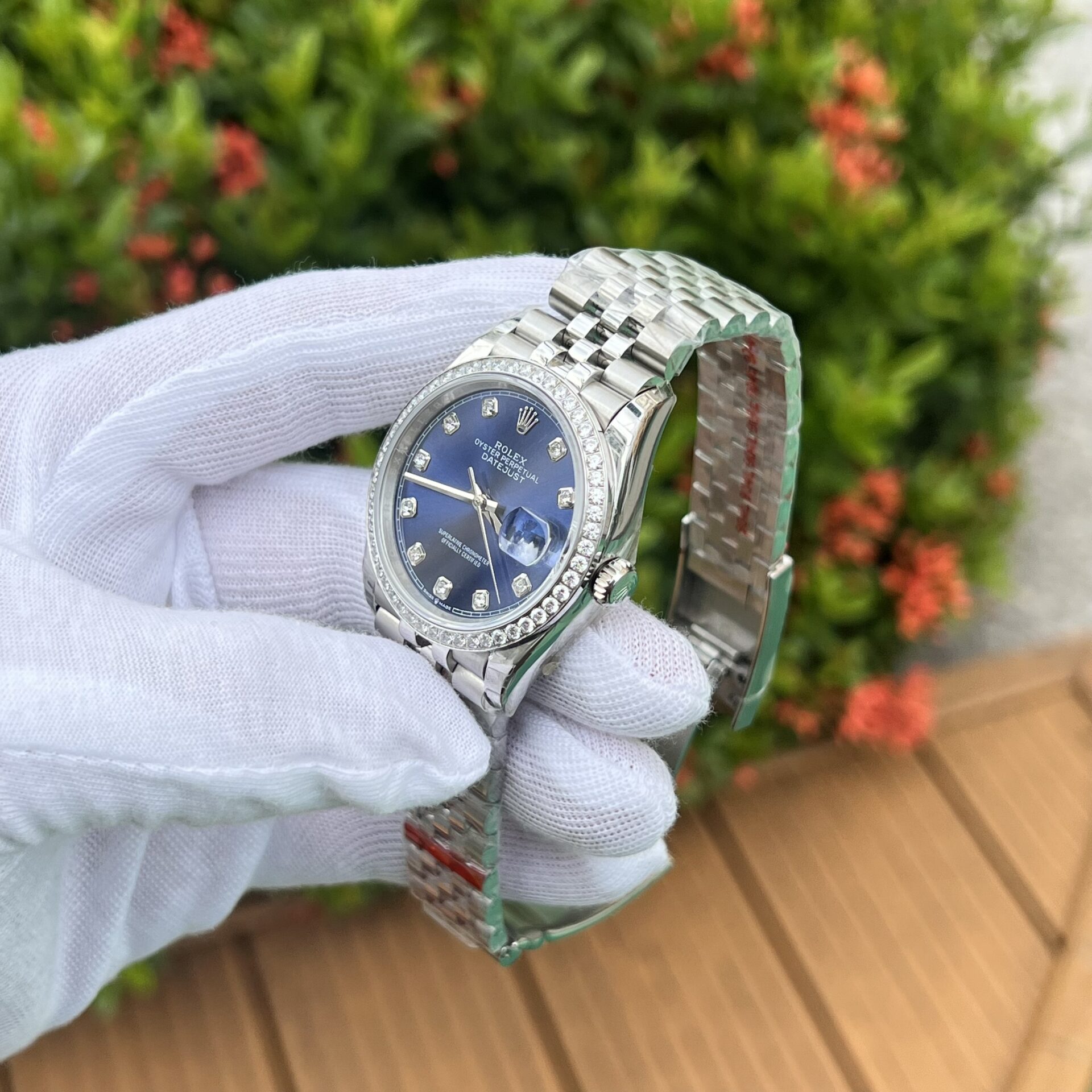 Rolex DateJust Blue Dial Replica 1:1 Watch Jubilee Strap EW Factory 36mm - Soul Replicas