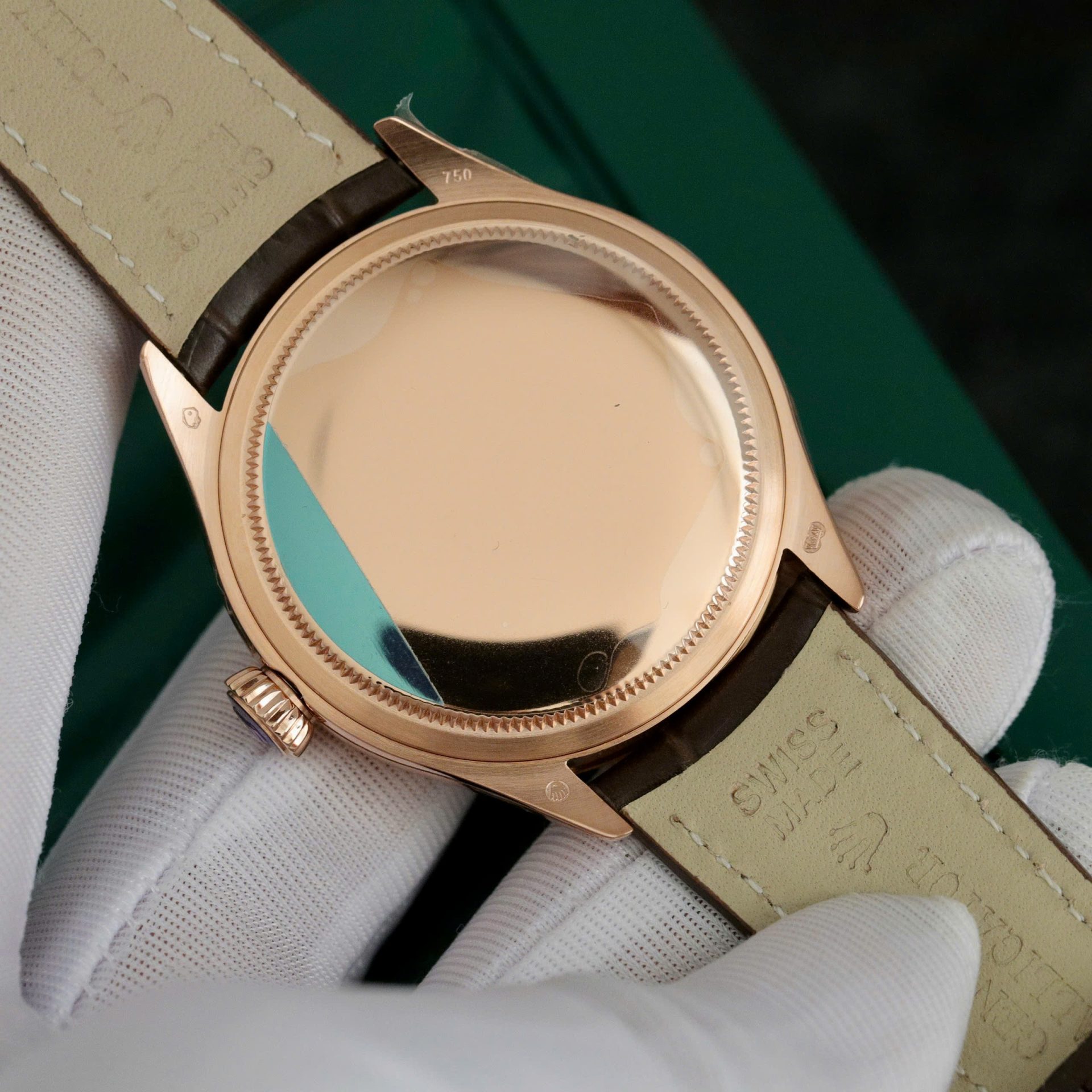 Rolex Cellini Moonphase 50535 Replica Watch Leather Strap 39mm - Soul Replicas