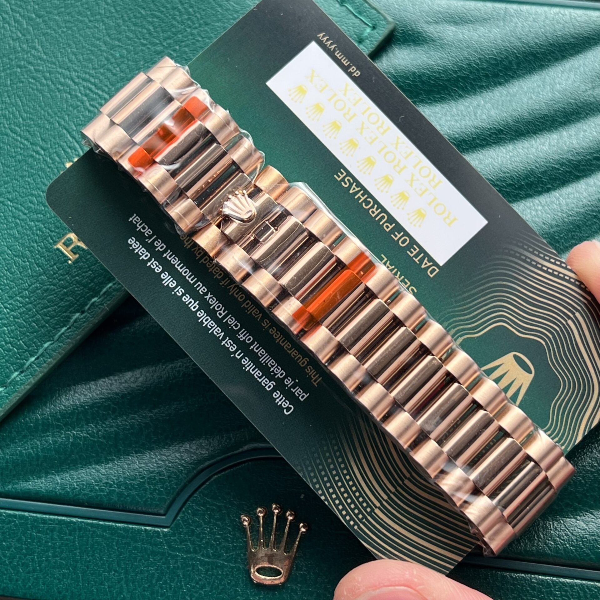 Rolex Fake Watch Day-Date 228235 Chocolate Dial EW Factory 40mm - Soul Replicas