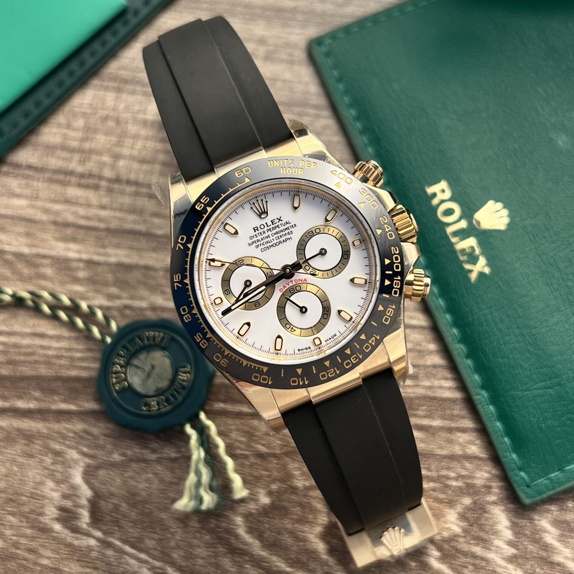 Rolex Cosmograph Daytona Replica Watch White Dial BT Factory 40mm - Soul Replicas
