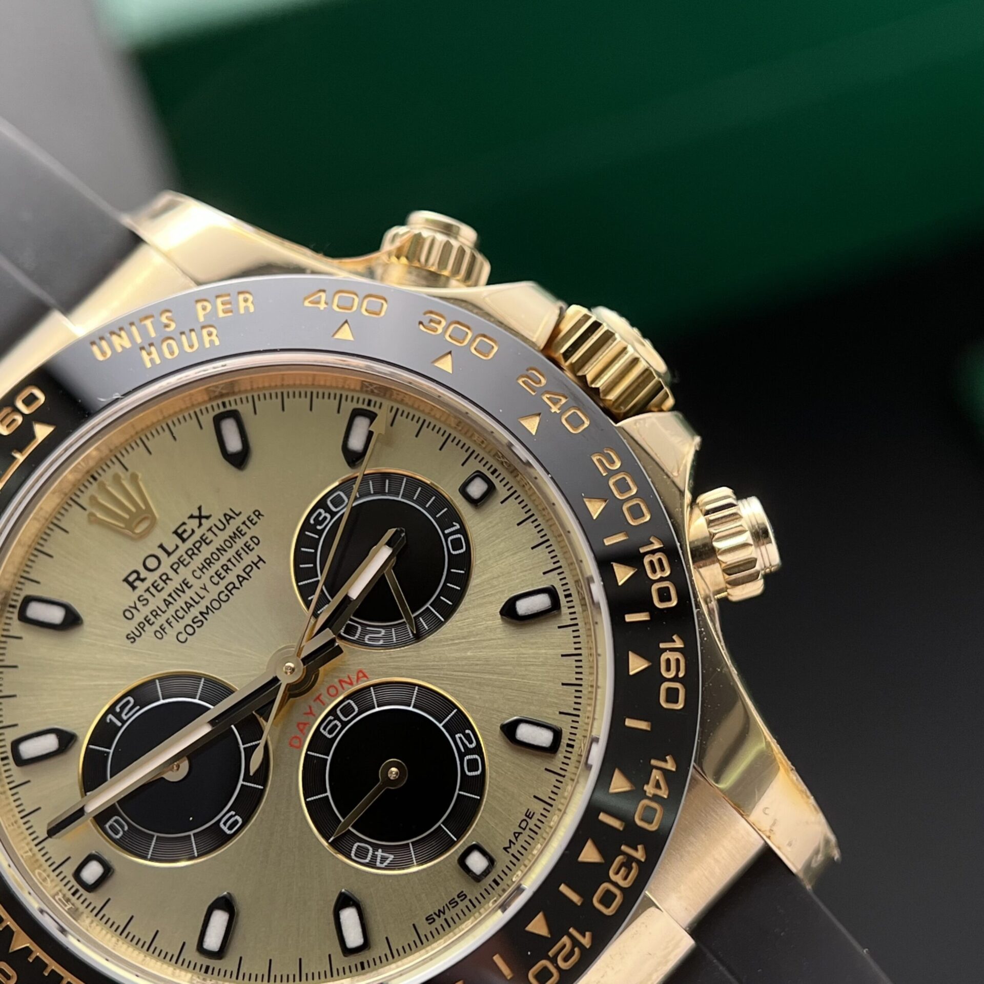 Rolex Replica Watch Cosmograph Daytona 116518LN Dial Yellow BT Factory 40mm - Soul Replicas
