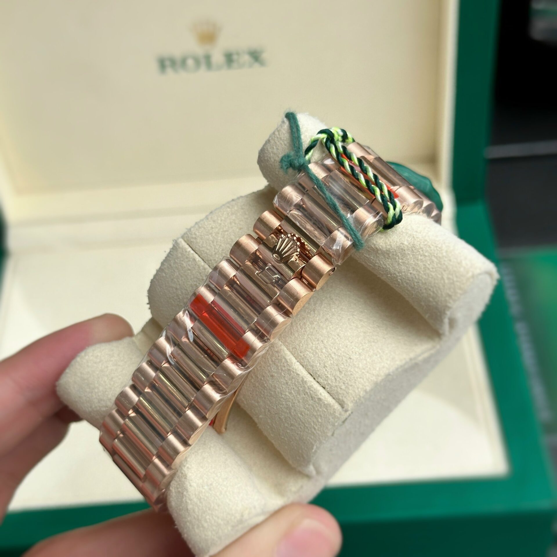 Rolex Fake Watch Day-Date Dial Chocolate President Dial EW Factory 36mm - Soul Replicas