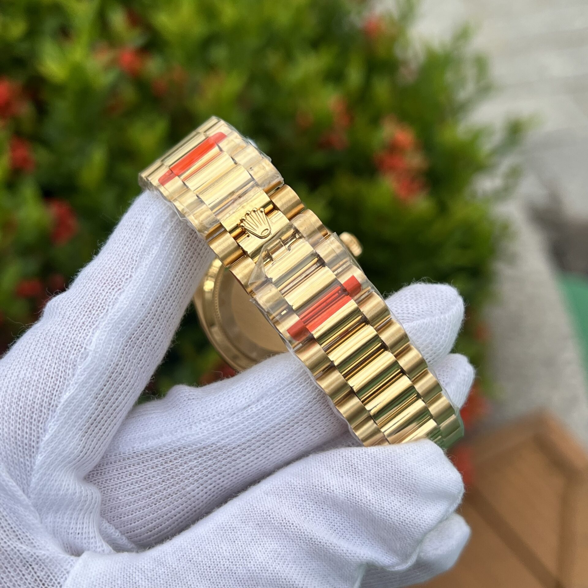 Rolex Day-Date 128348RBR Ombre Green Dial Replica Watch EW 36mm - Soul Replicas