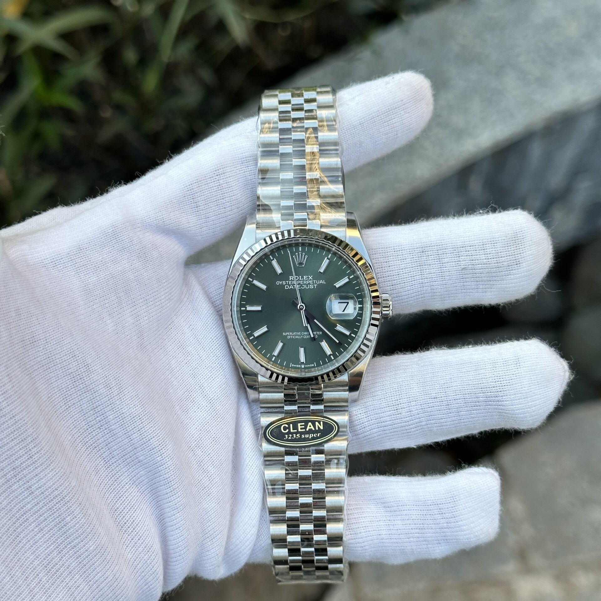 Rolex DateJust 126334 Green Dial Jubilee Strap Clean Factory 36mm - Soul Replicas