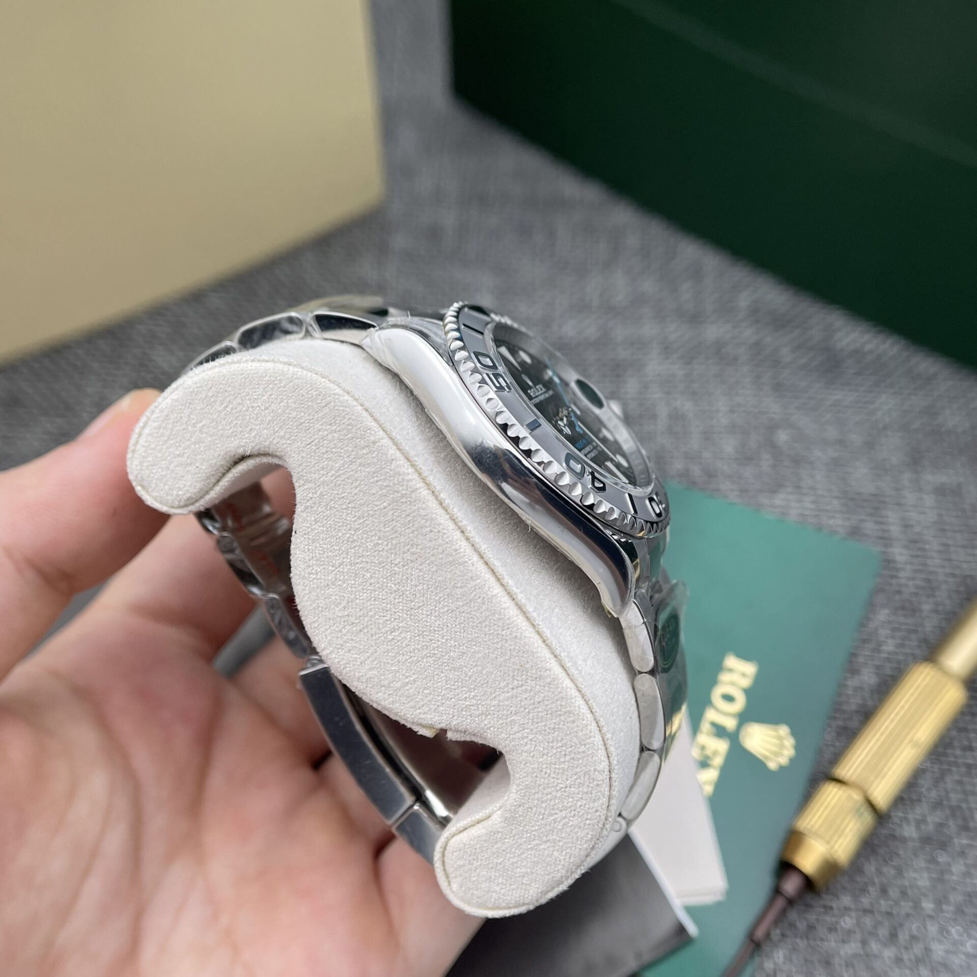 Rolex Yacht-Master 116622 Replica Watch Grey Dial Clean Factory 40mm - Soul Replicas