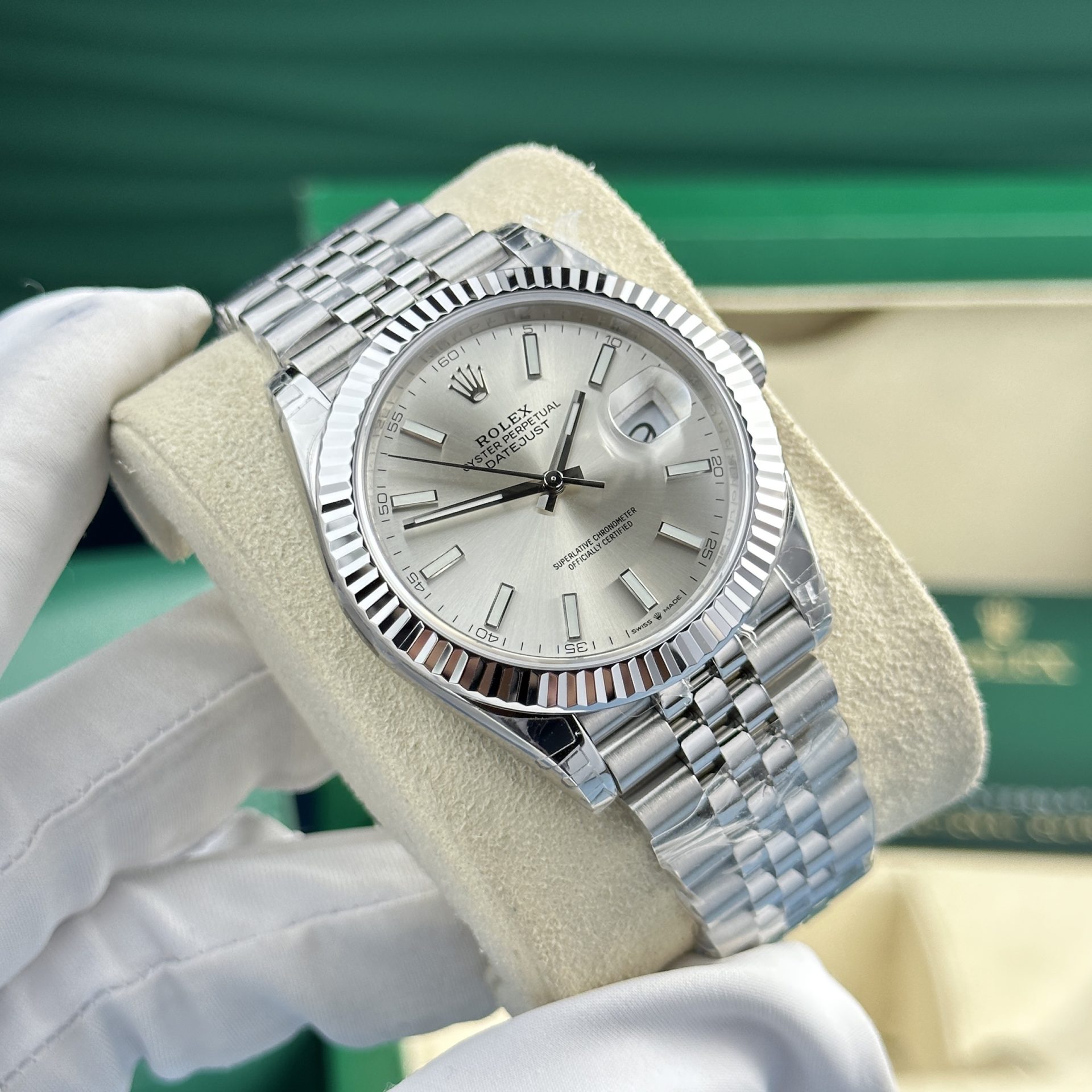 Rolex Replica Watches DateJust 126334 Silver Dial VS Factory 41mm - Soul Replicas