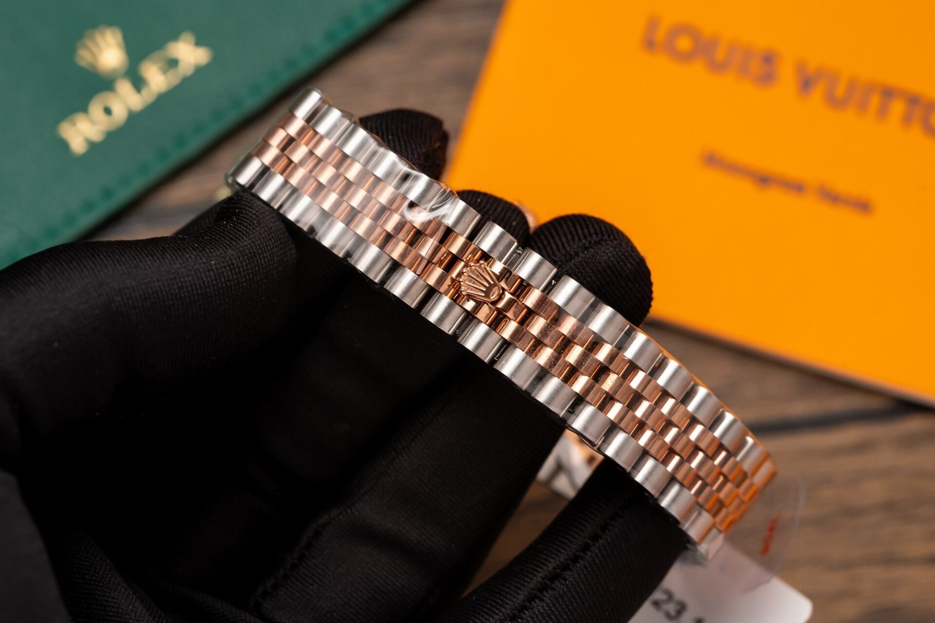 Rolex Best Replica Watch DateJust Gold Wrapped Chocolate Dial 31mm - Soul Replicas