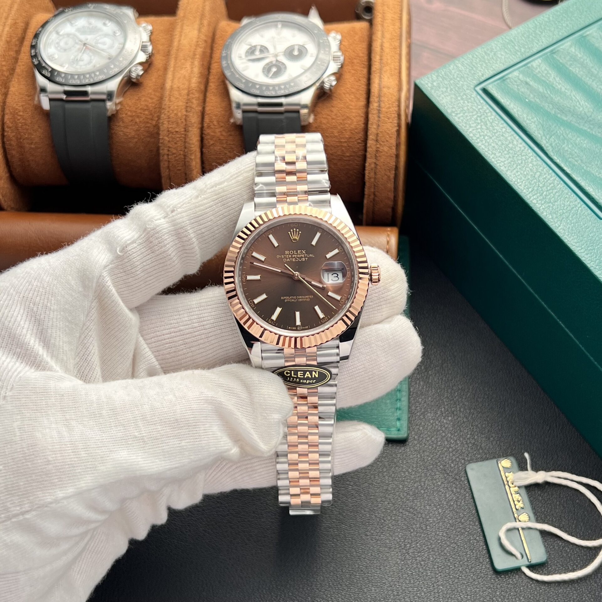 Rolex Replica Watch DateJust 126331 Dial Chocolate Clean Factory 41mm - Soul Replicas