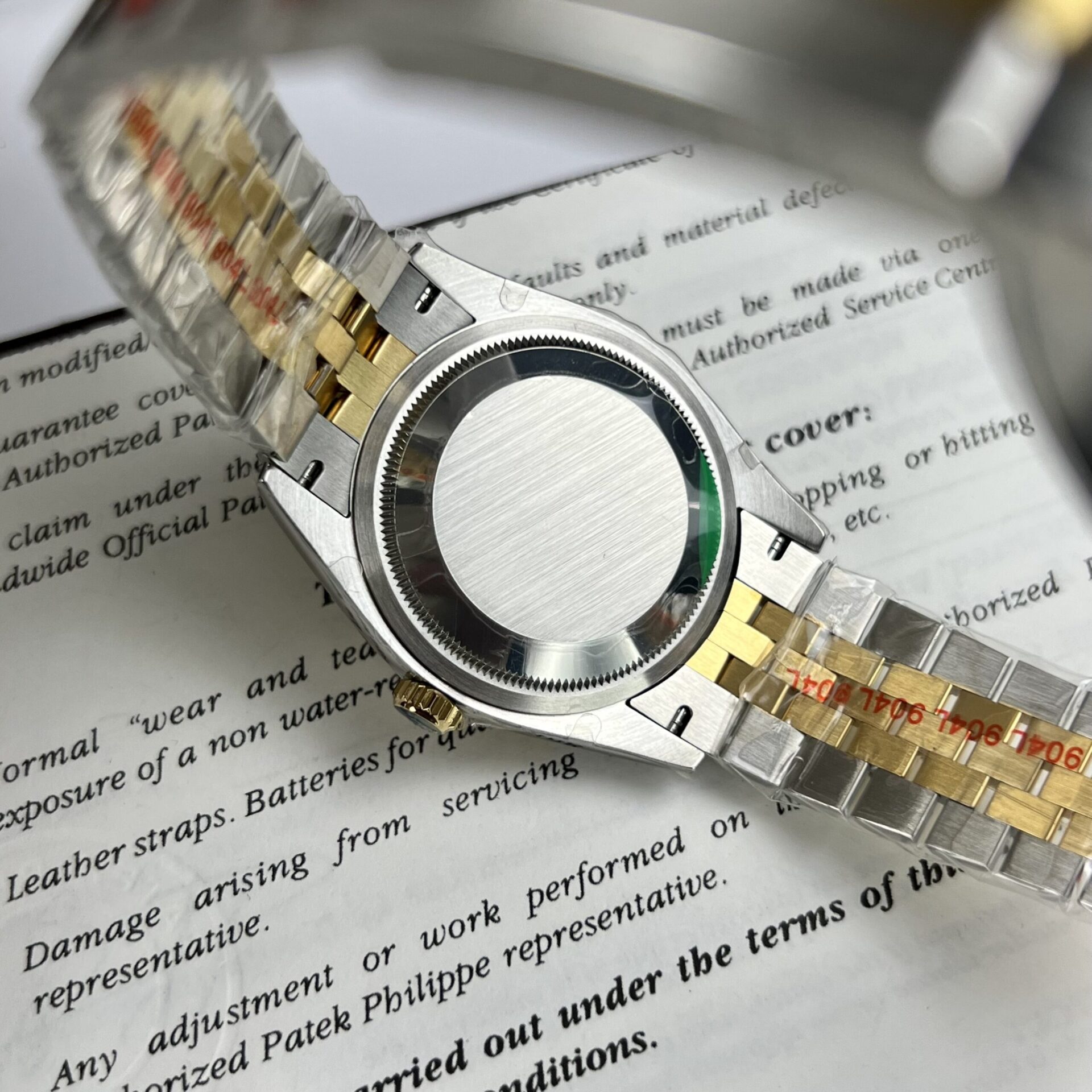 Rolex DateJust Replica Watch Yellow Dial EW Factory 36/41mm - Soul Replicas