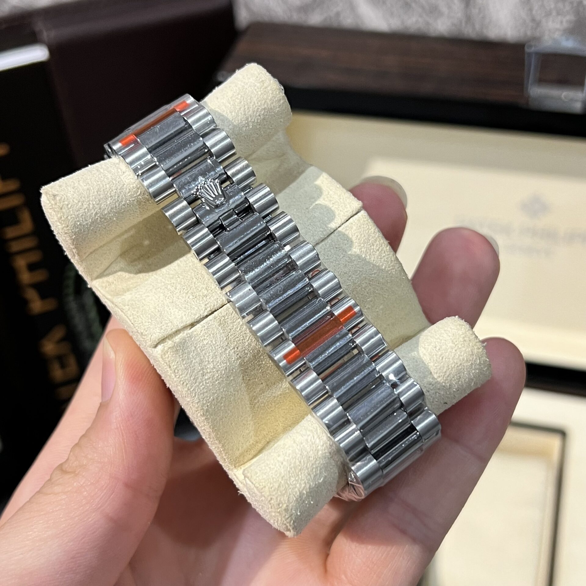 Rolex Day-Date 228239 Replica Watch White Dial Refine 166gram GM V2 40mm - Soul Replicas