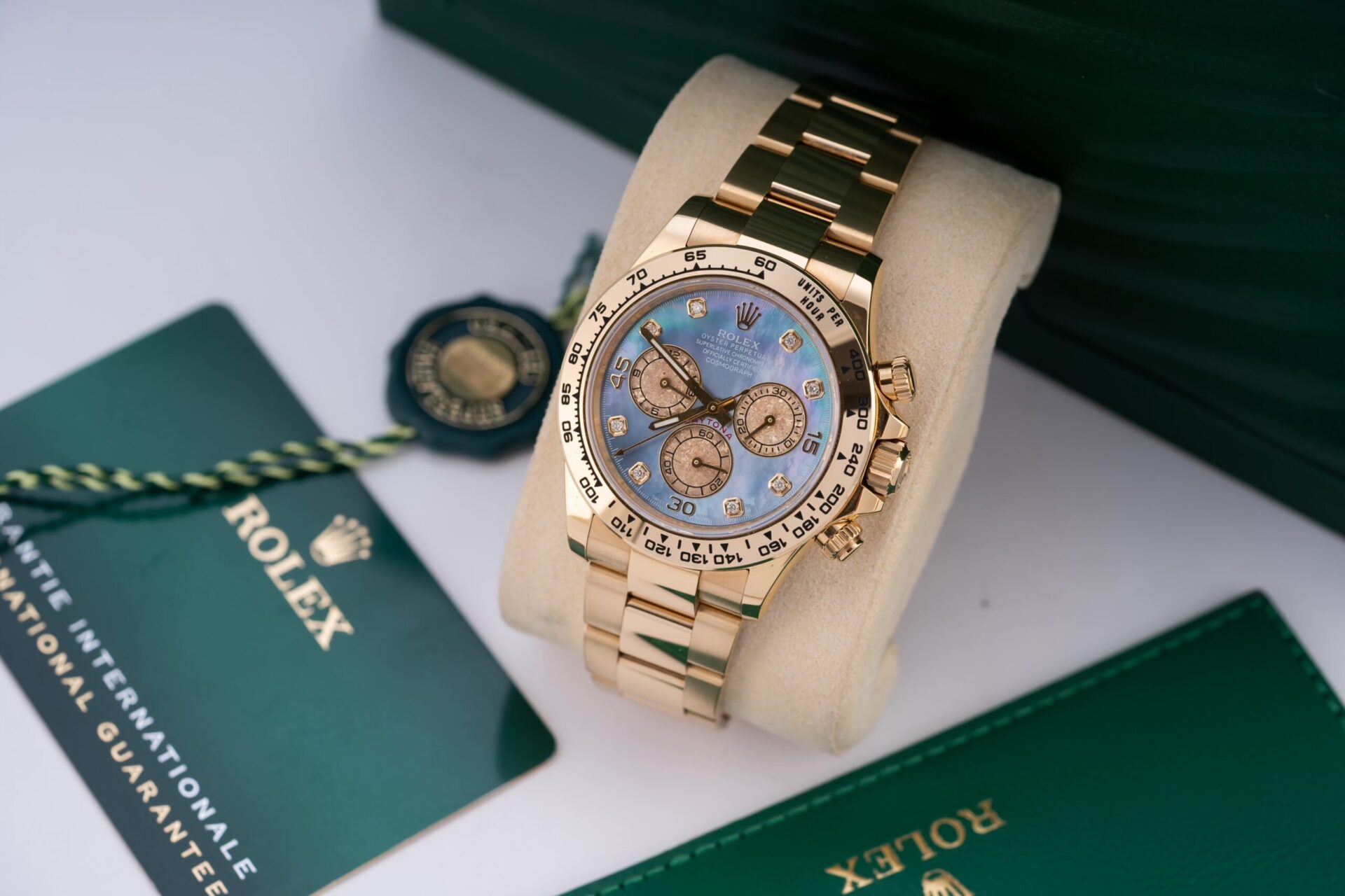 Rolex Daytona 116508 Replica Watch Mother Of Pearl Dial Clean Factory 40mm - Soul Replicas