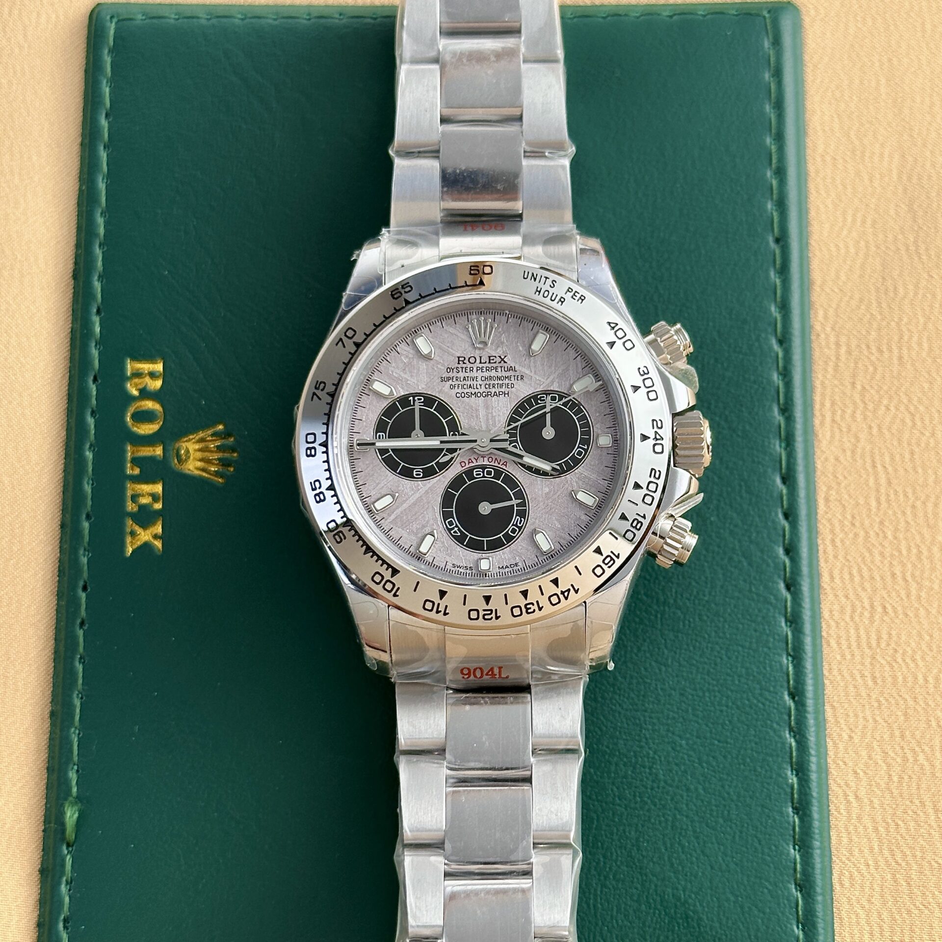 Rolex Cosmograph Daytona 116509 Replica Watch Refined Meteorite Dial 40mm - Soul Replicas