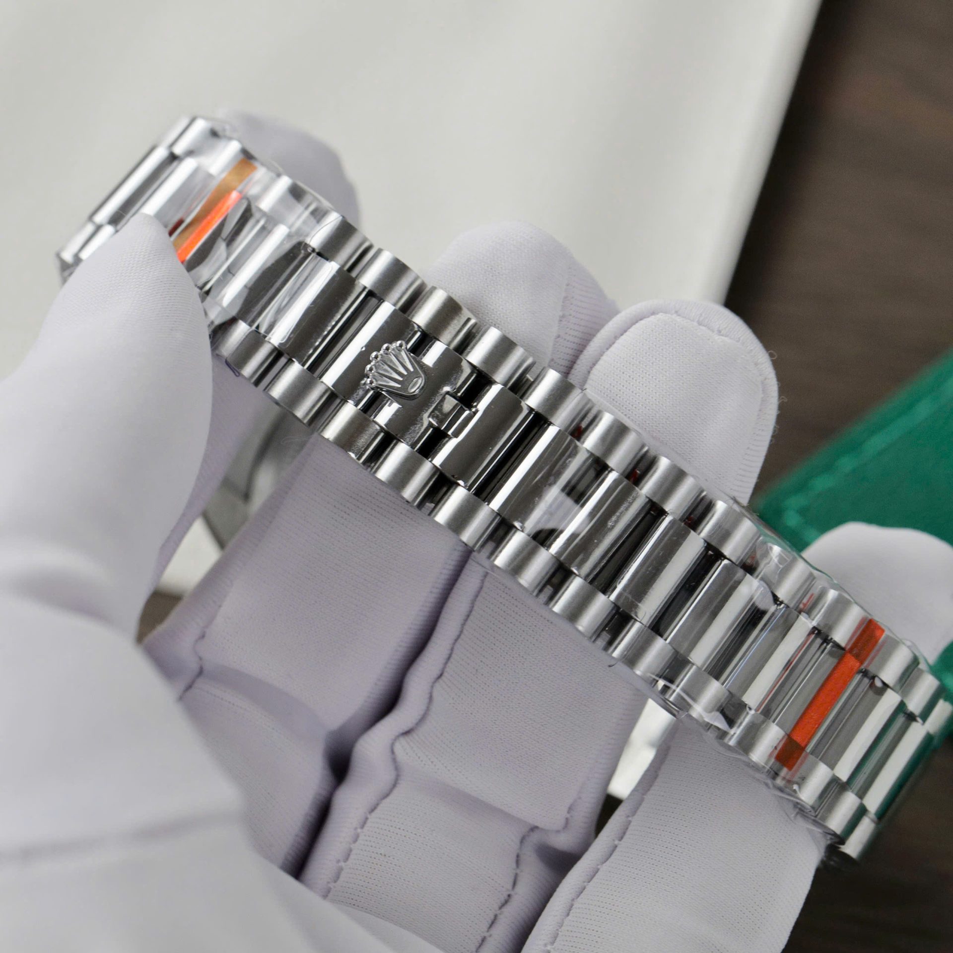 Rolex Day-Date 128236 Best Replica Watch Dial Blue Weight 158gram QF Factory 36mm - Soul Replicas