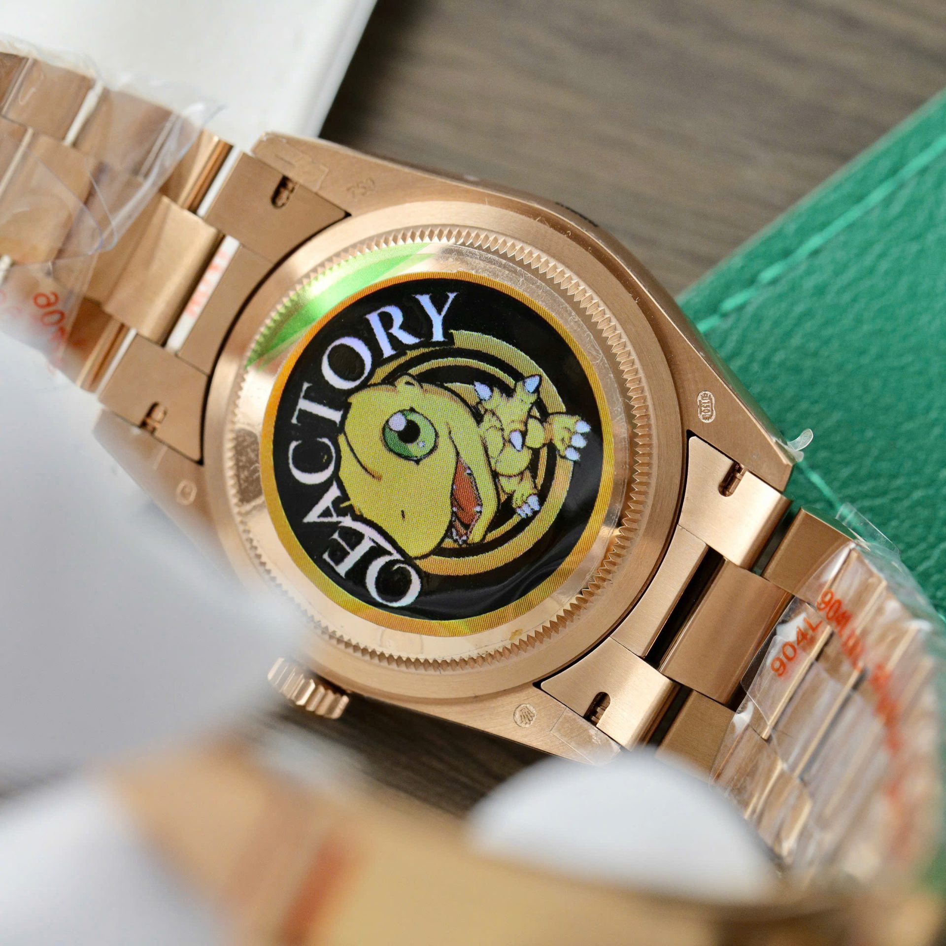 Rolex Day-Date 128235 Replica Watch Dial Chocolate Weight 158gram QF Factory 36mm - Soul Replicas