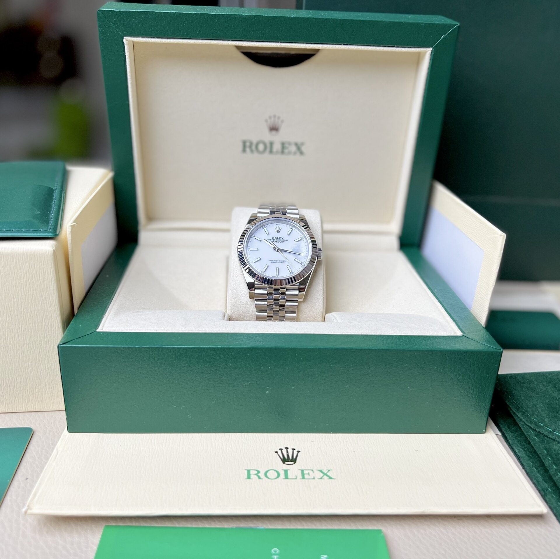 Rolex DateJust 126334 Replica Watch White Enamel Clean Factory 41mm - Soul Replicas